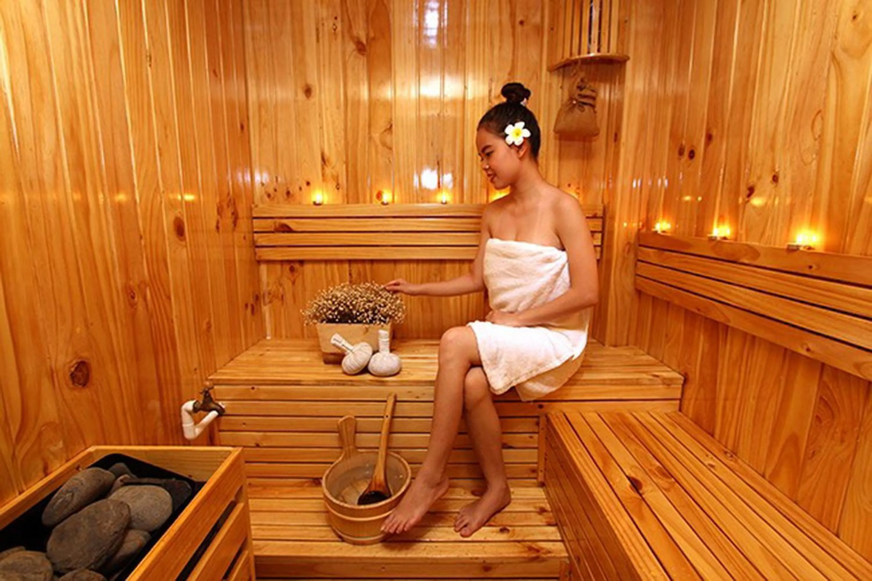 Sauna in Anya Beach Hotel Quy Nhon