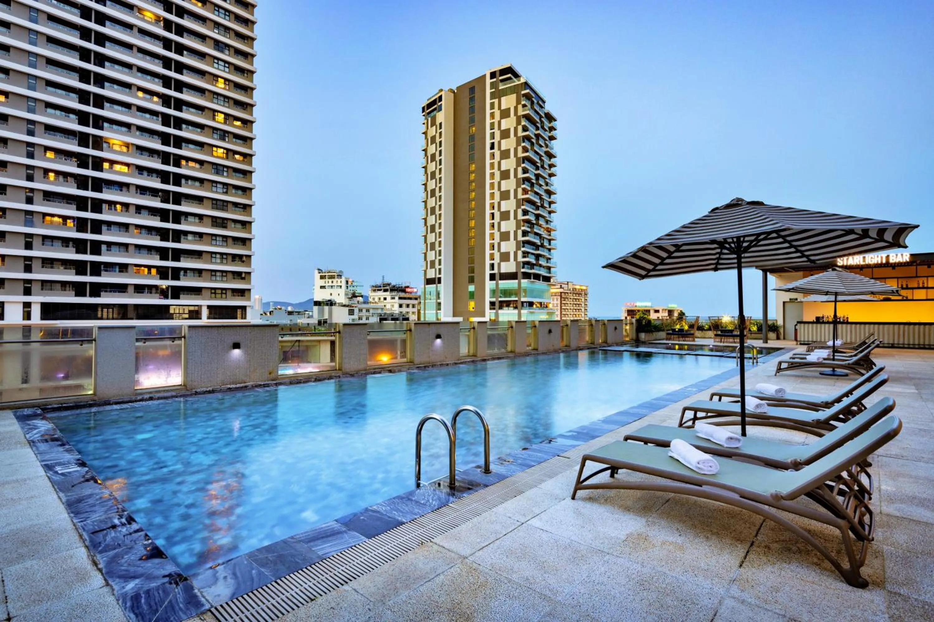 Swimming pool in Anya Beach Hotel Quy Nhon