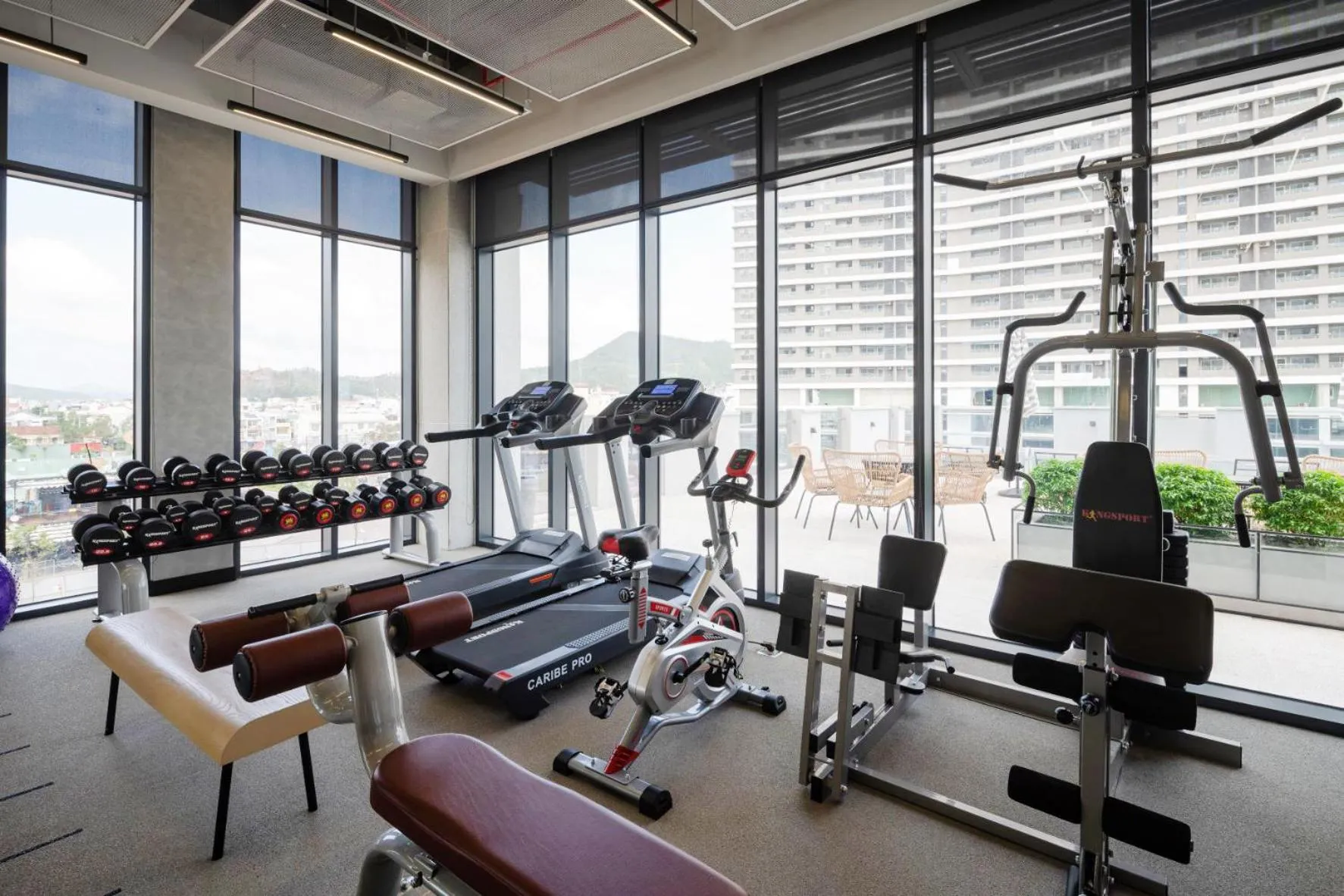 Fitness centre/facilities in Anya Beach Hotel Quy Nhon