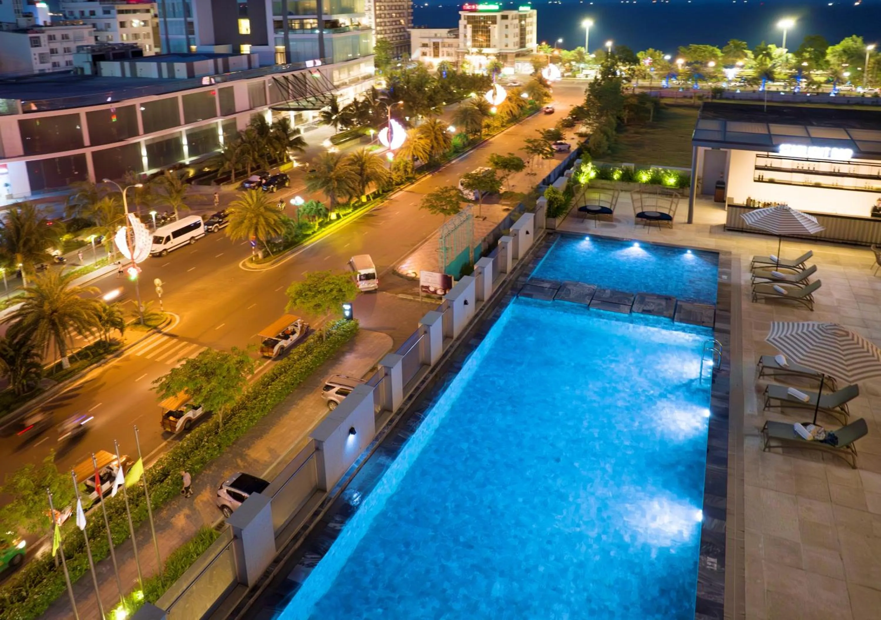 Swimming pool in Anya Beach Hotel Quy Nhon
