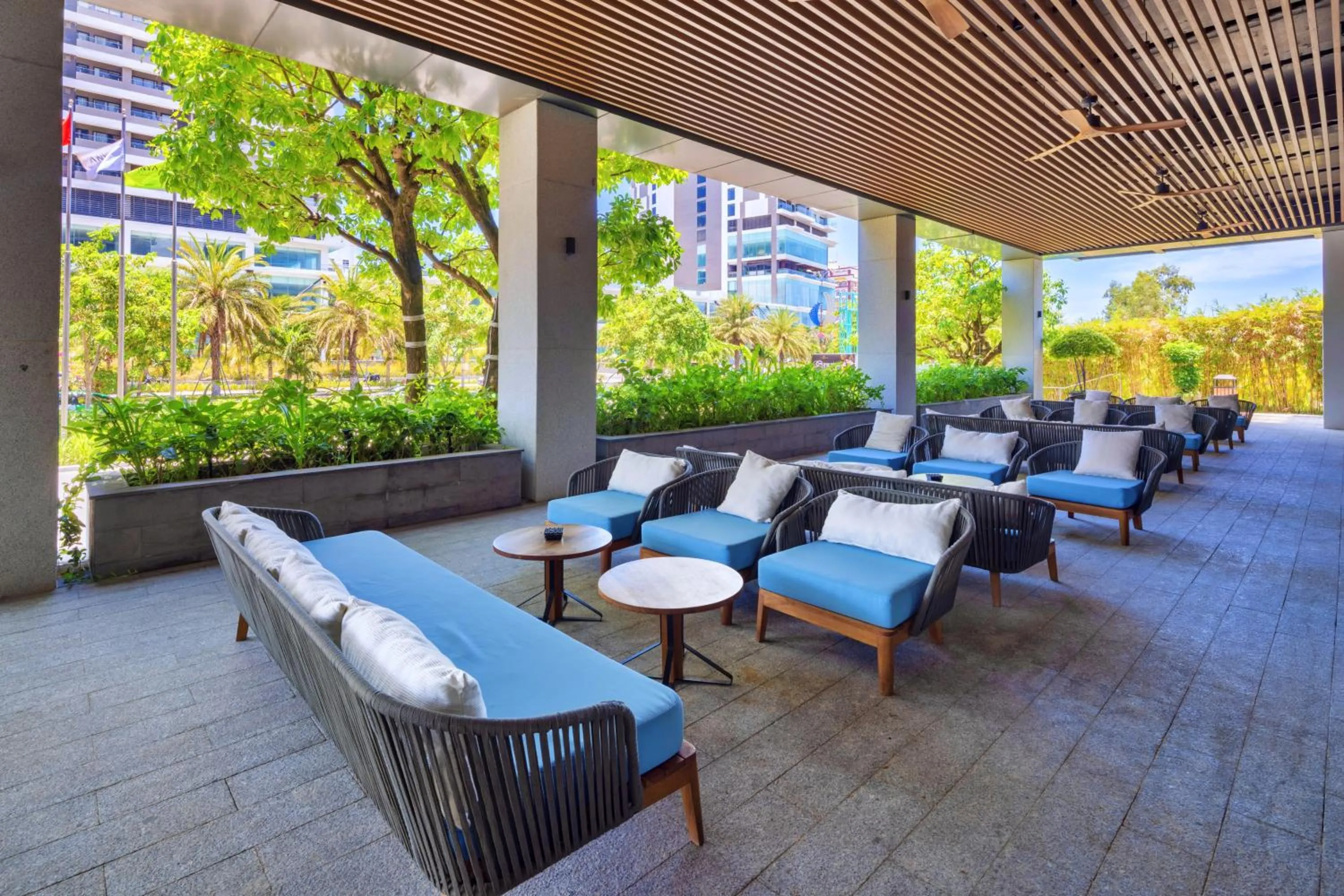 Garden in Anya Beach Hotel Quy Nhon