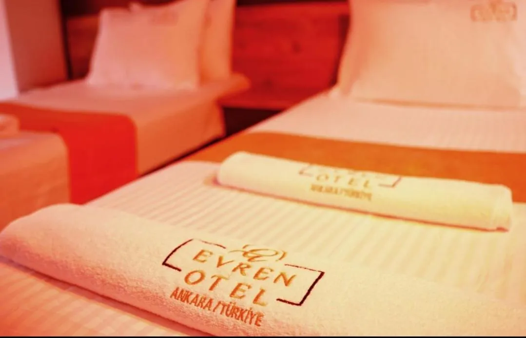 Bathroom, Bed in ANKARA OTEL EVREN