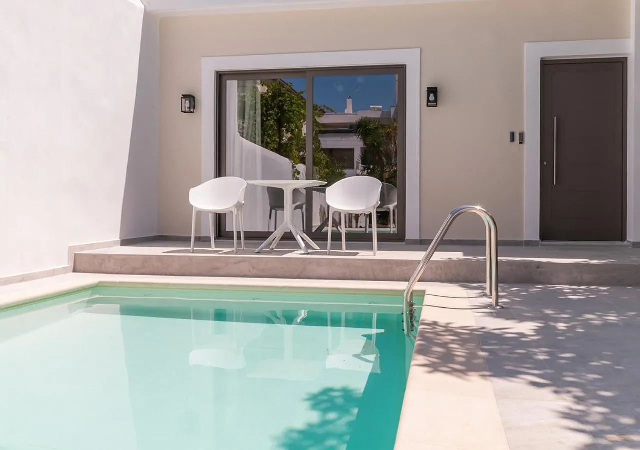 Patio in Epavli Boutique Hotel