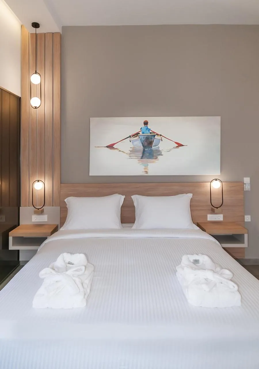 Bed in Epavli Boutique Hotel