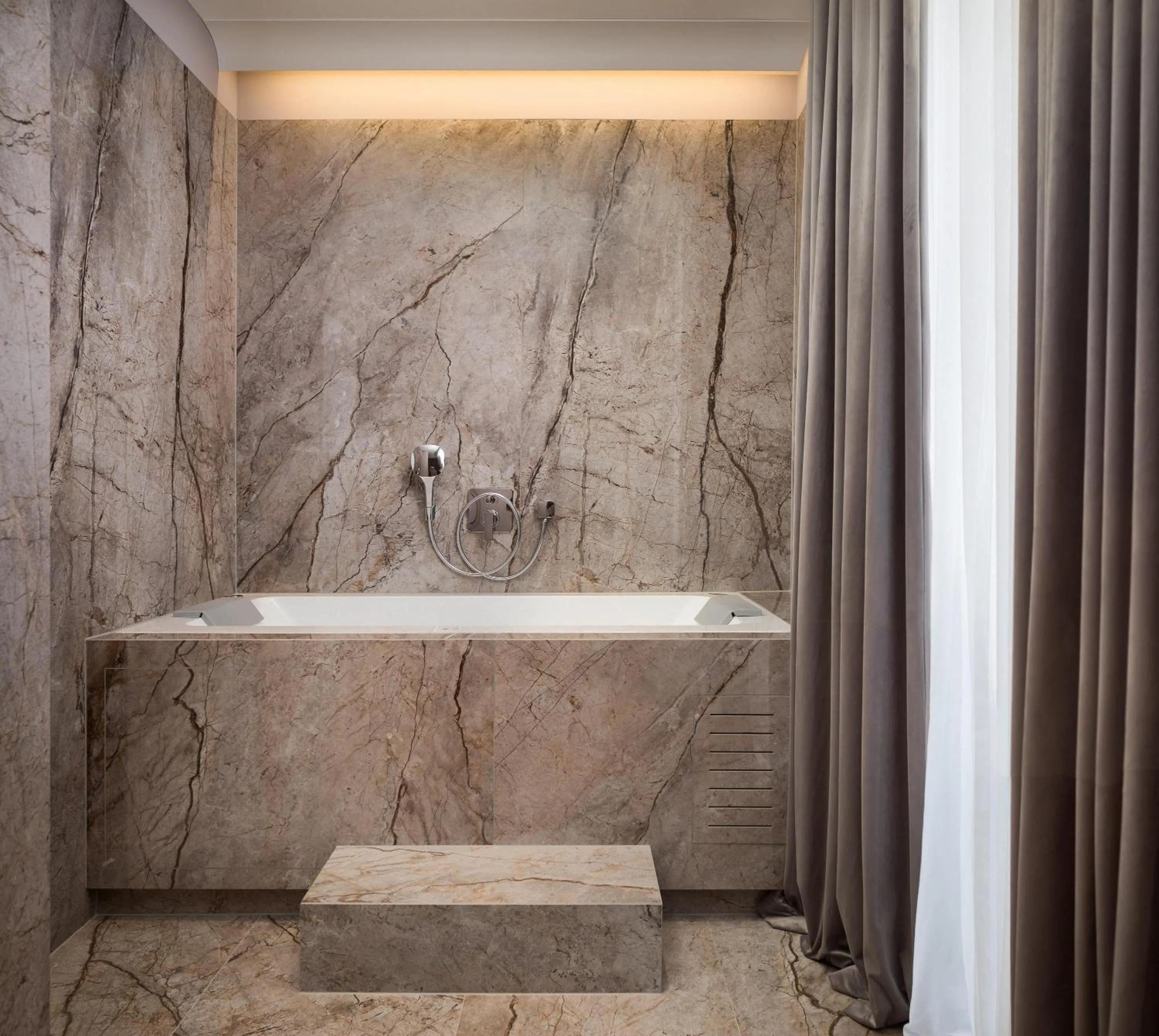 Hot Tub in Five Elements Luxury Rooms