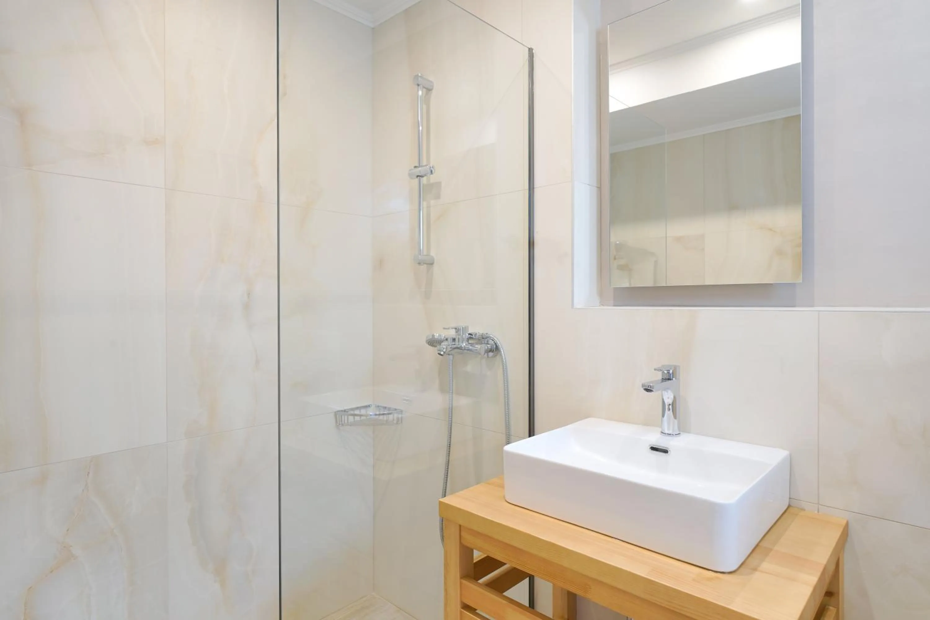 Shower in Iliomagic Luxury Suites Thassos