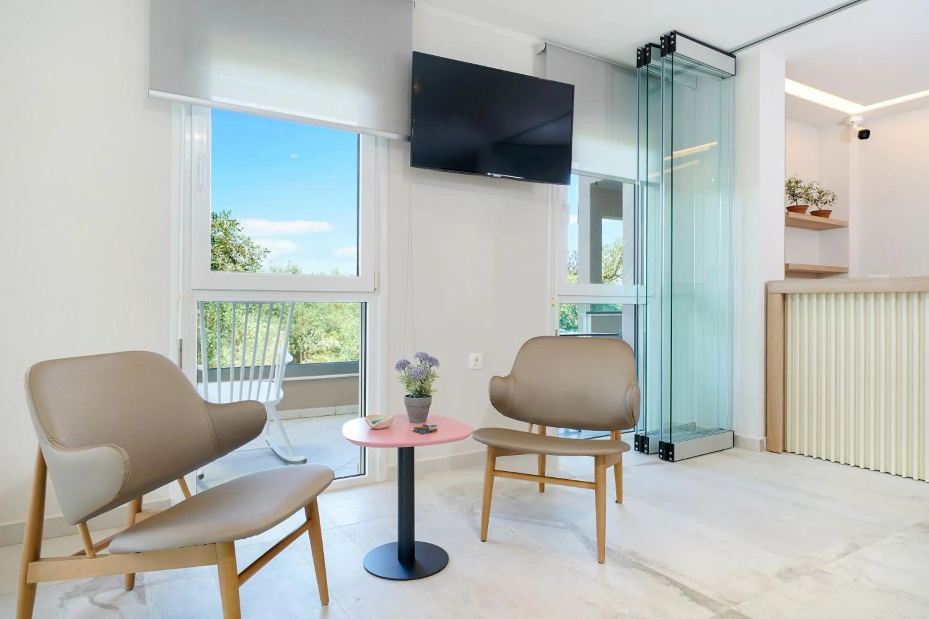 Lobby or reception in Iliomagic Luxury Suites Thassos