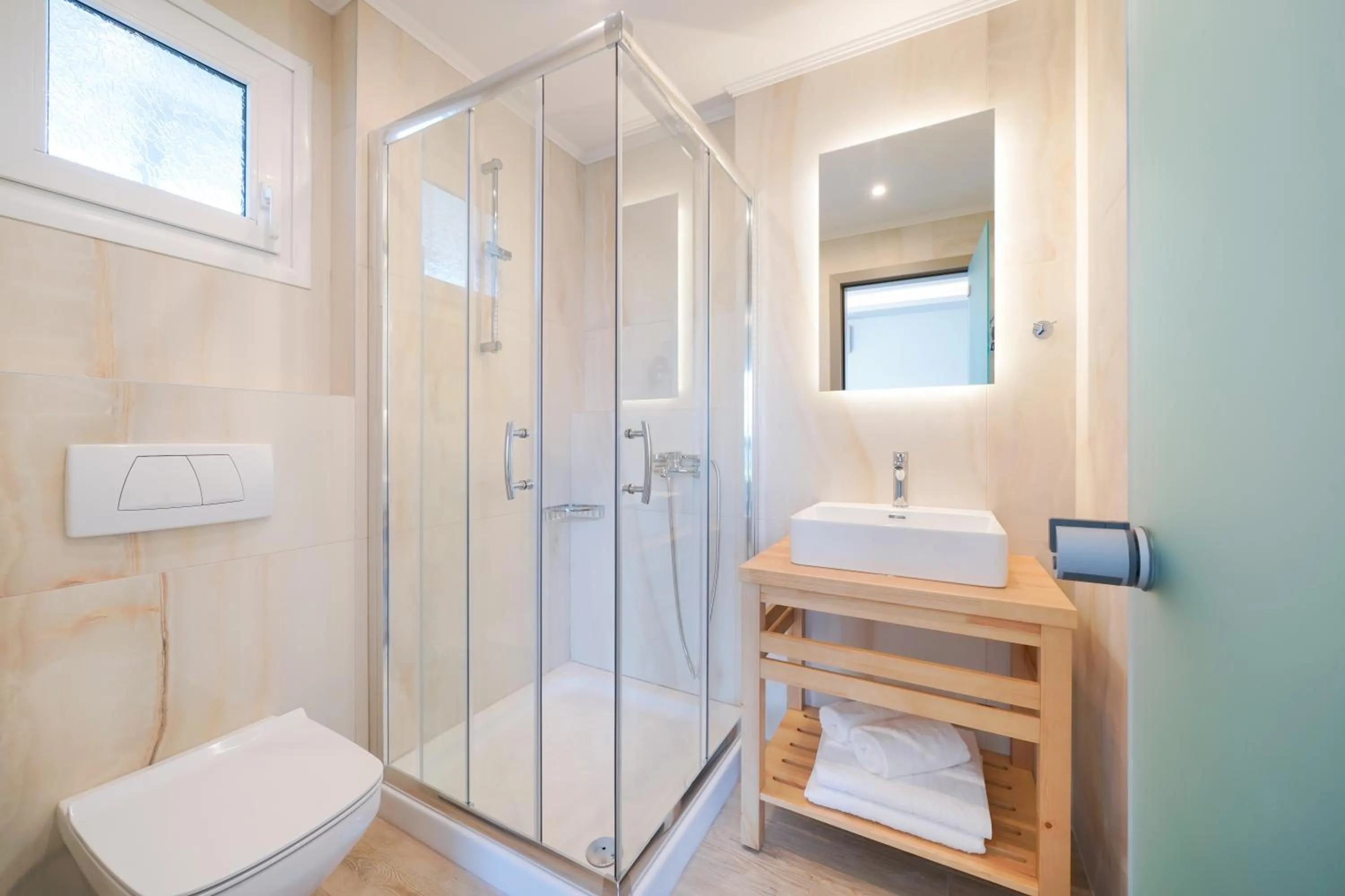 Shower in Iliomagic Luxury Suites Thassos