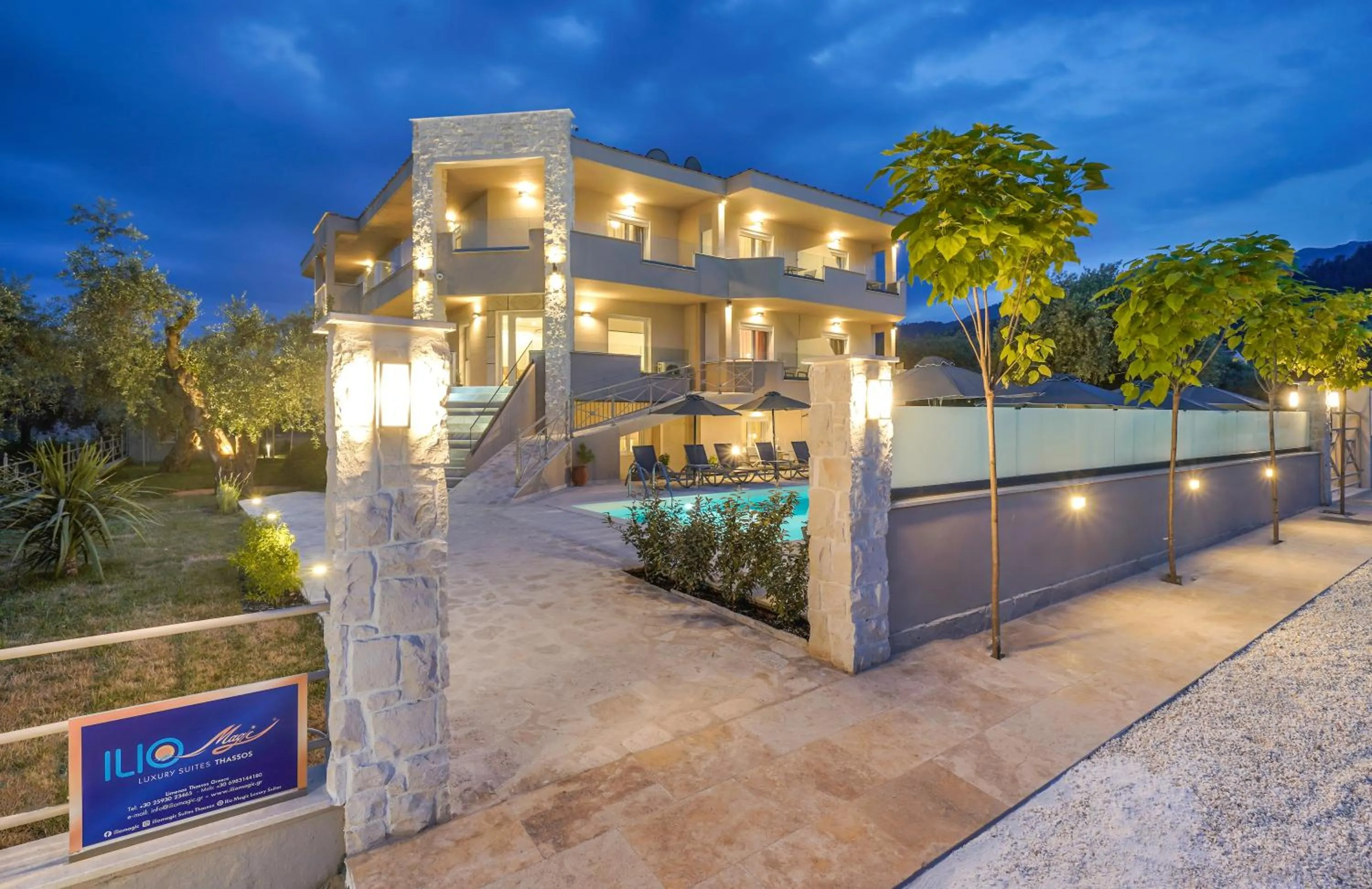 Property building in Iliomagic Luxury Suites Thassos