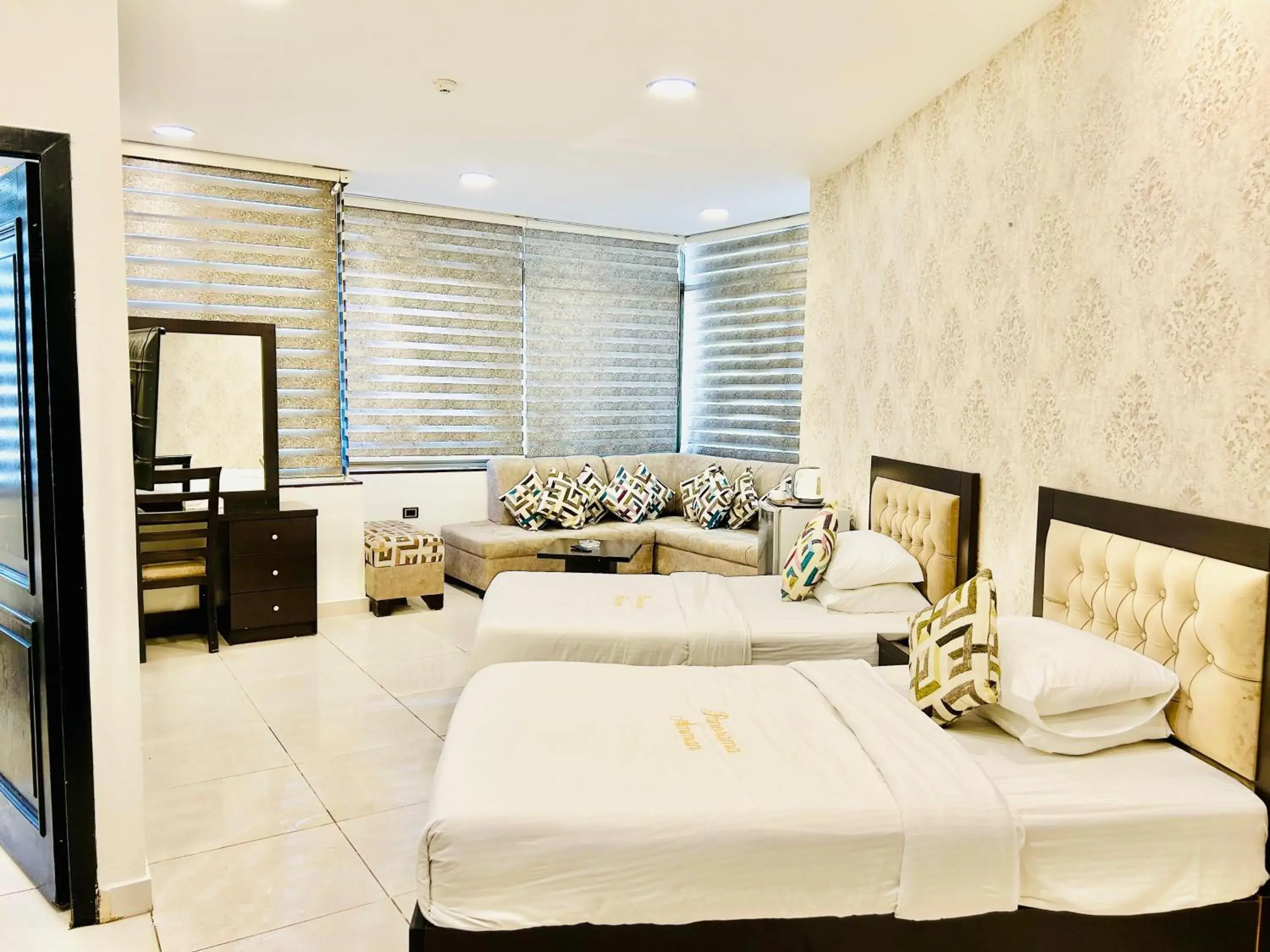 Bed in Panorama Amman Hotel Bed in Panorama Amman Hotel