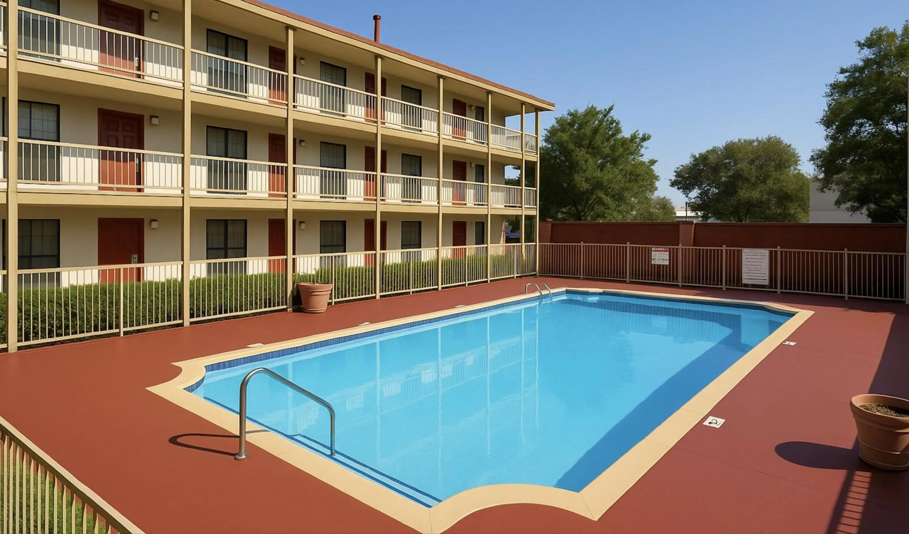 Pool view in Horizon Inn Norcross