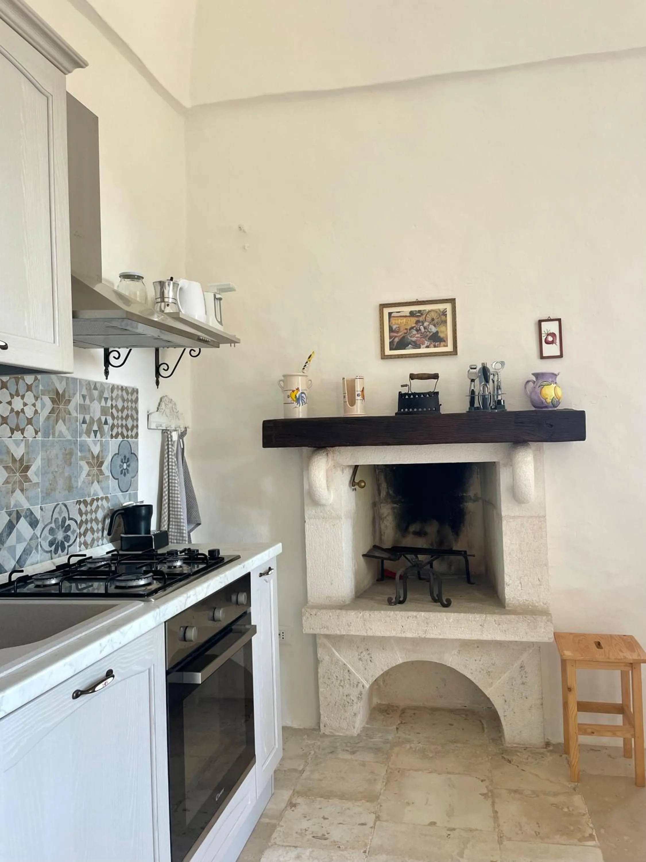 Kitchen or kitchenette in B&B Nonno Ciccio