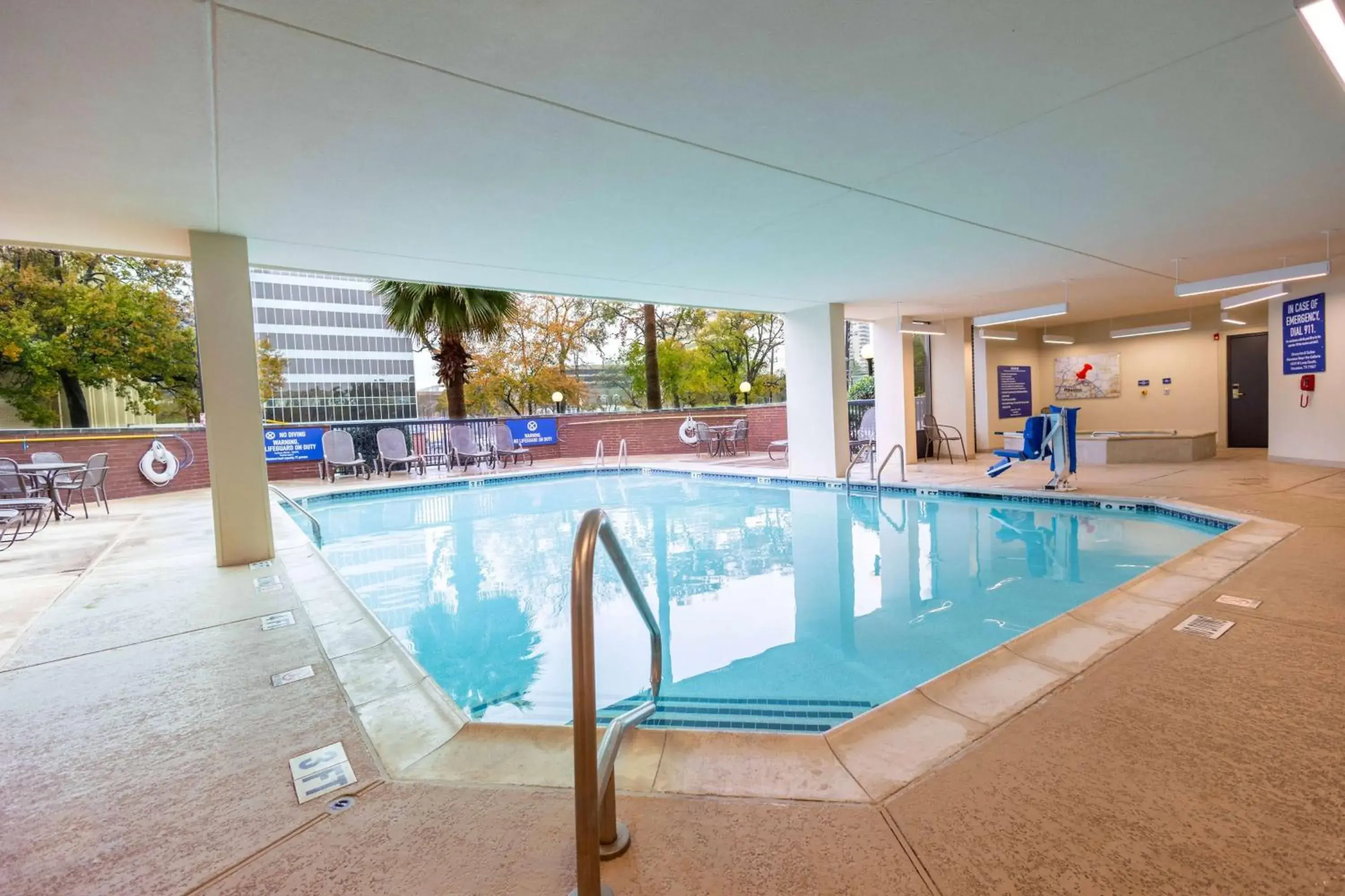Pool view in Drury Inn & Suites Houston Galleria Pool view in Drury Inn & Suites Houston Galleria