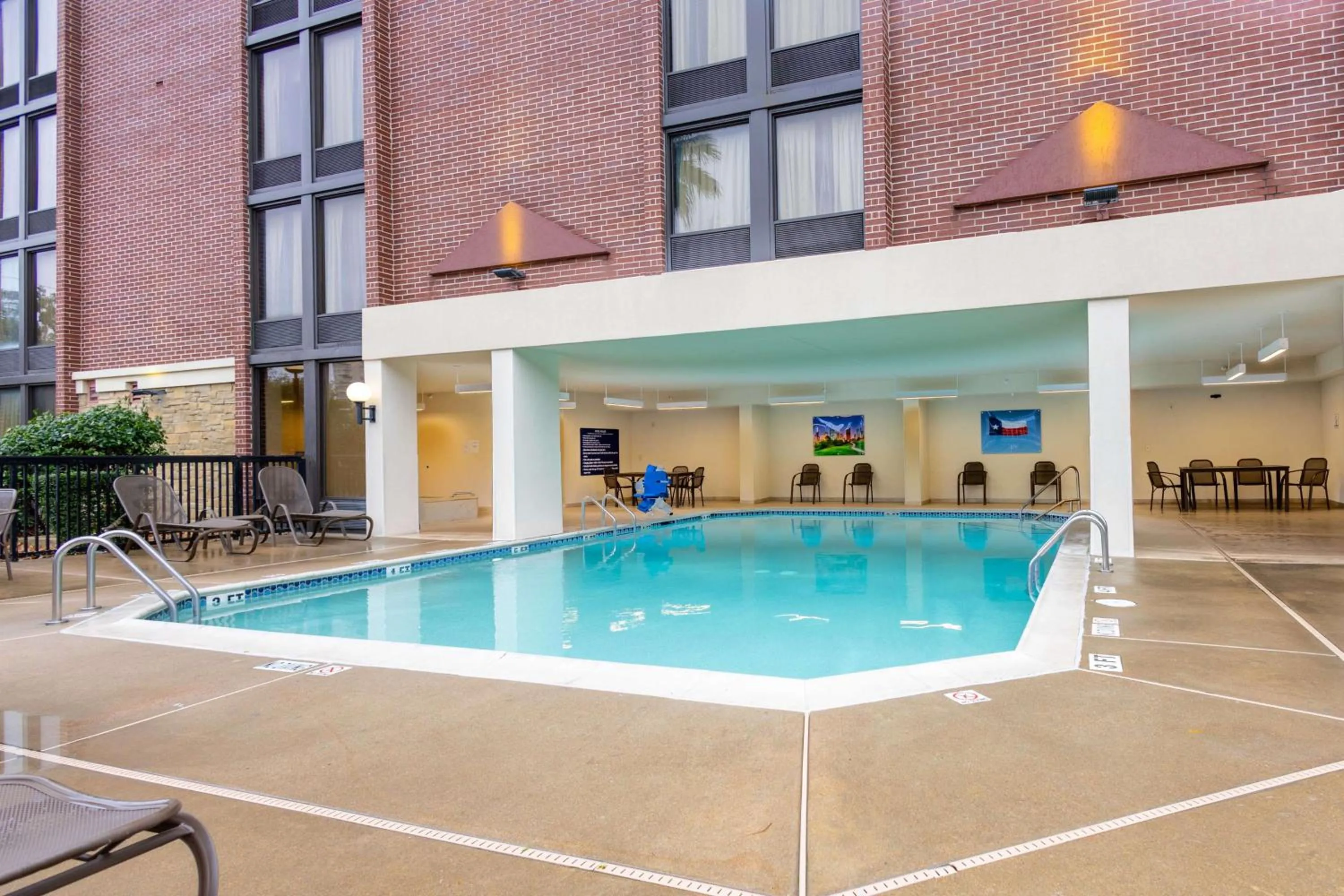 Pool view in Drury Inn & Suites Houston Galleria