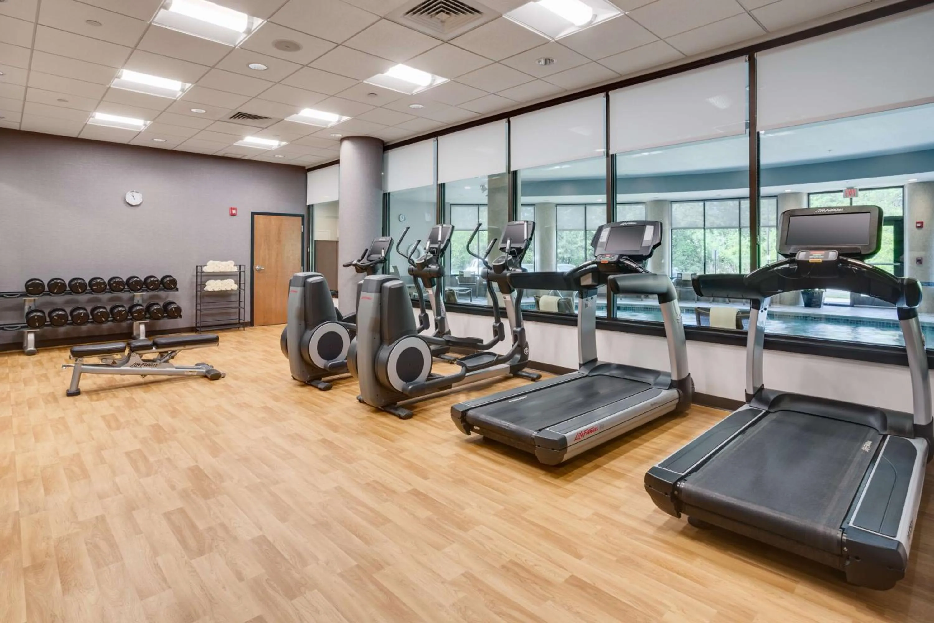 Fitness centre/facilities in Hyatt House Hartford North/Windsor