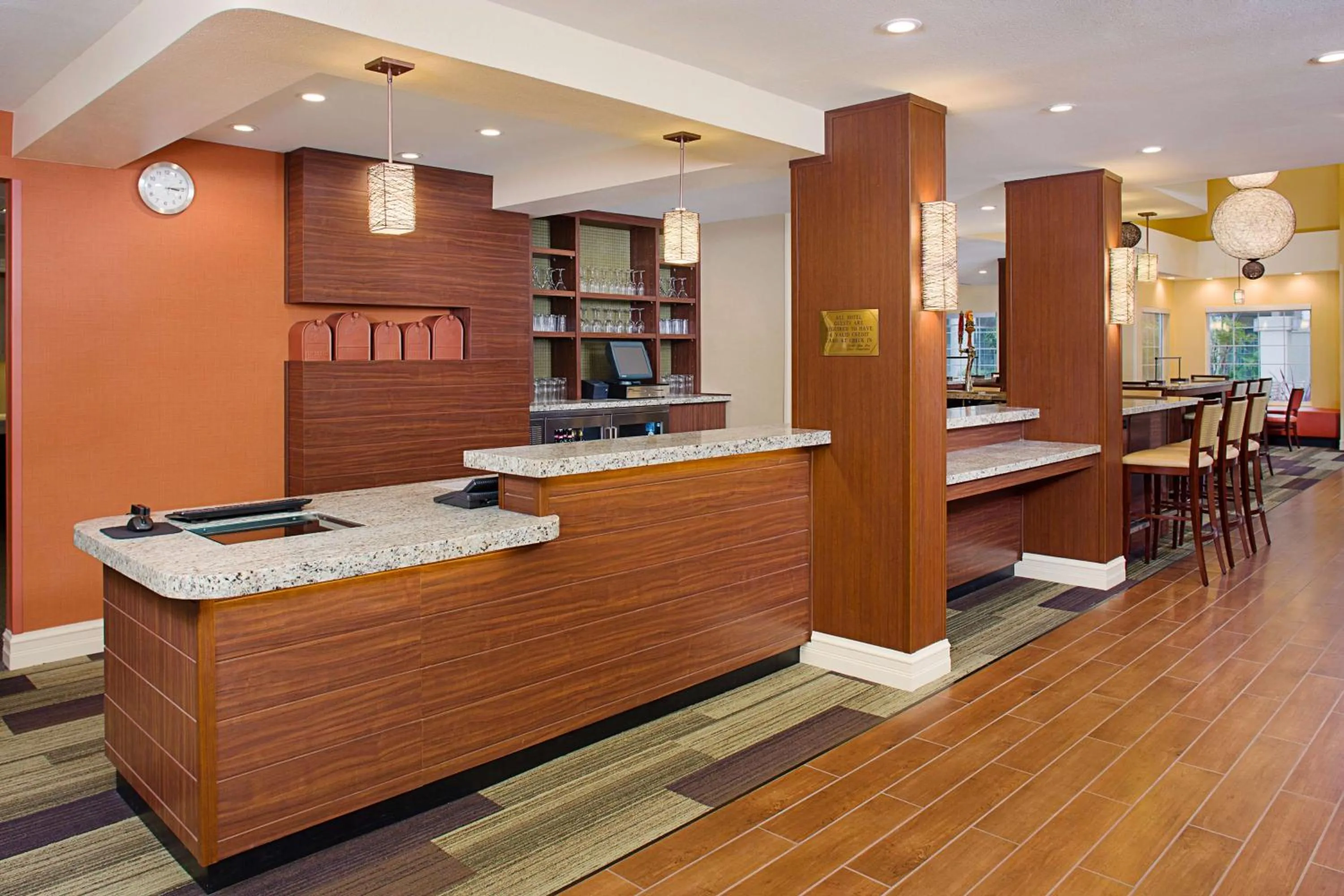 Lobby or reception in Hyatt House Belmont Redwood Shores
