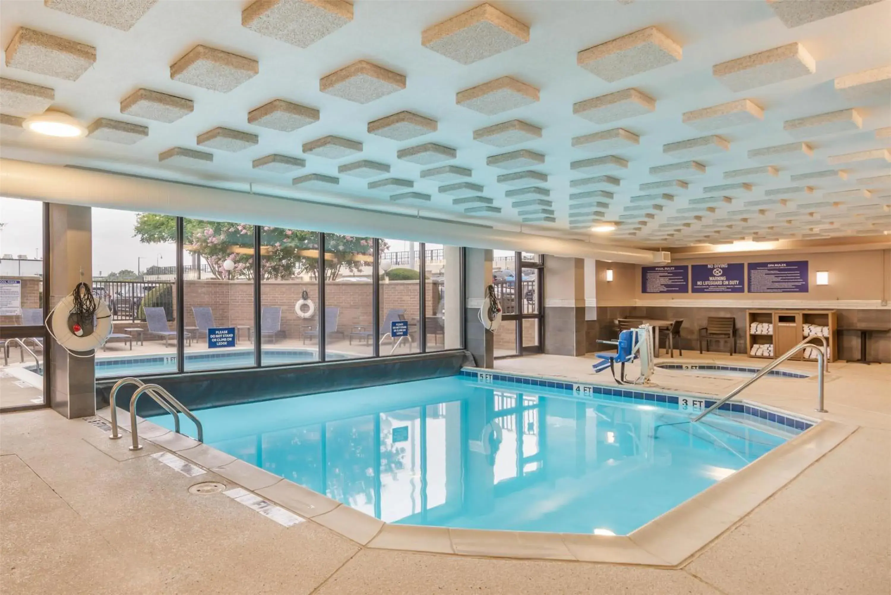 Pool view in Drury Inn & Suites Atlanta Morrow Pool view in Drury Inn & Suites Atlanta Morrow