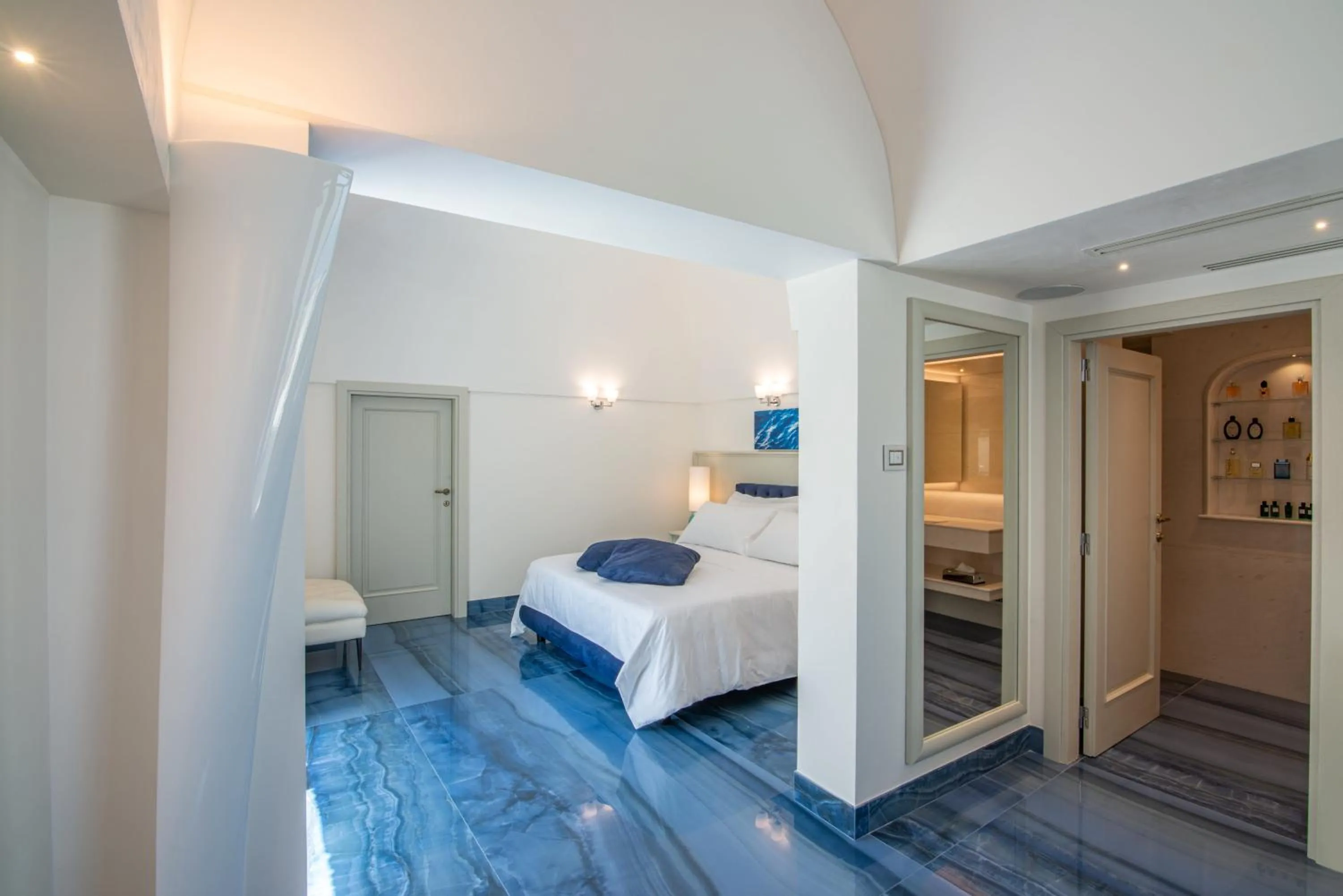 Bed in Hotel Grotta Palazzese