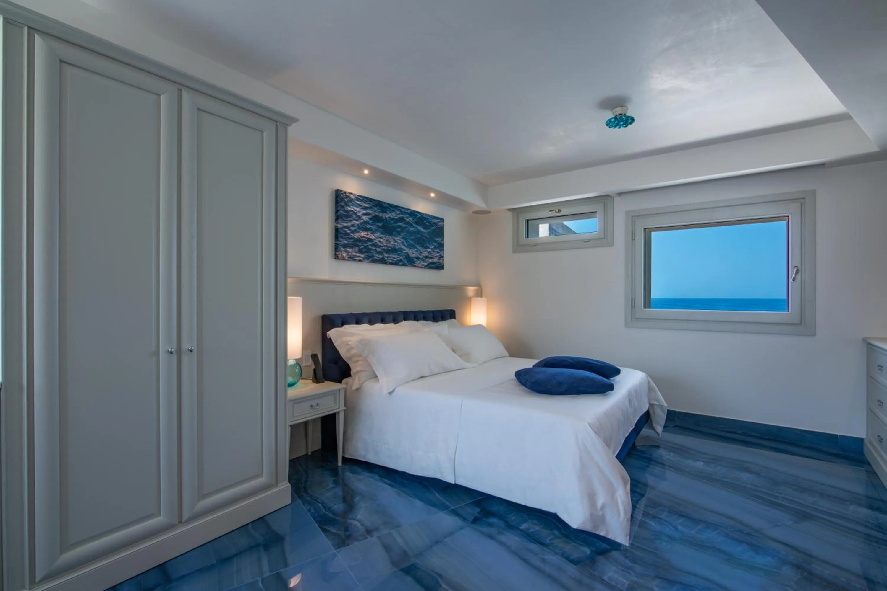 Bed in Hotel Grotta Palazzese