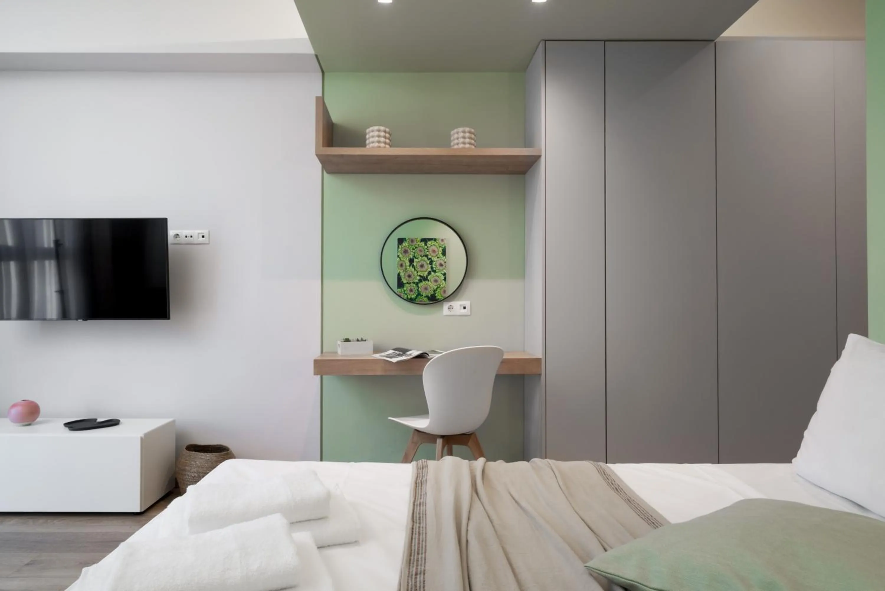 Bedroom, Bed in Kolokotroni Lofts Syntagma