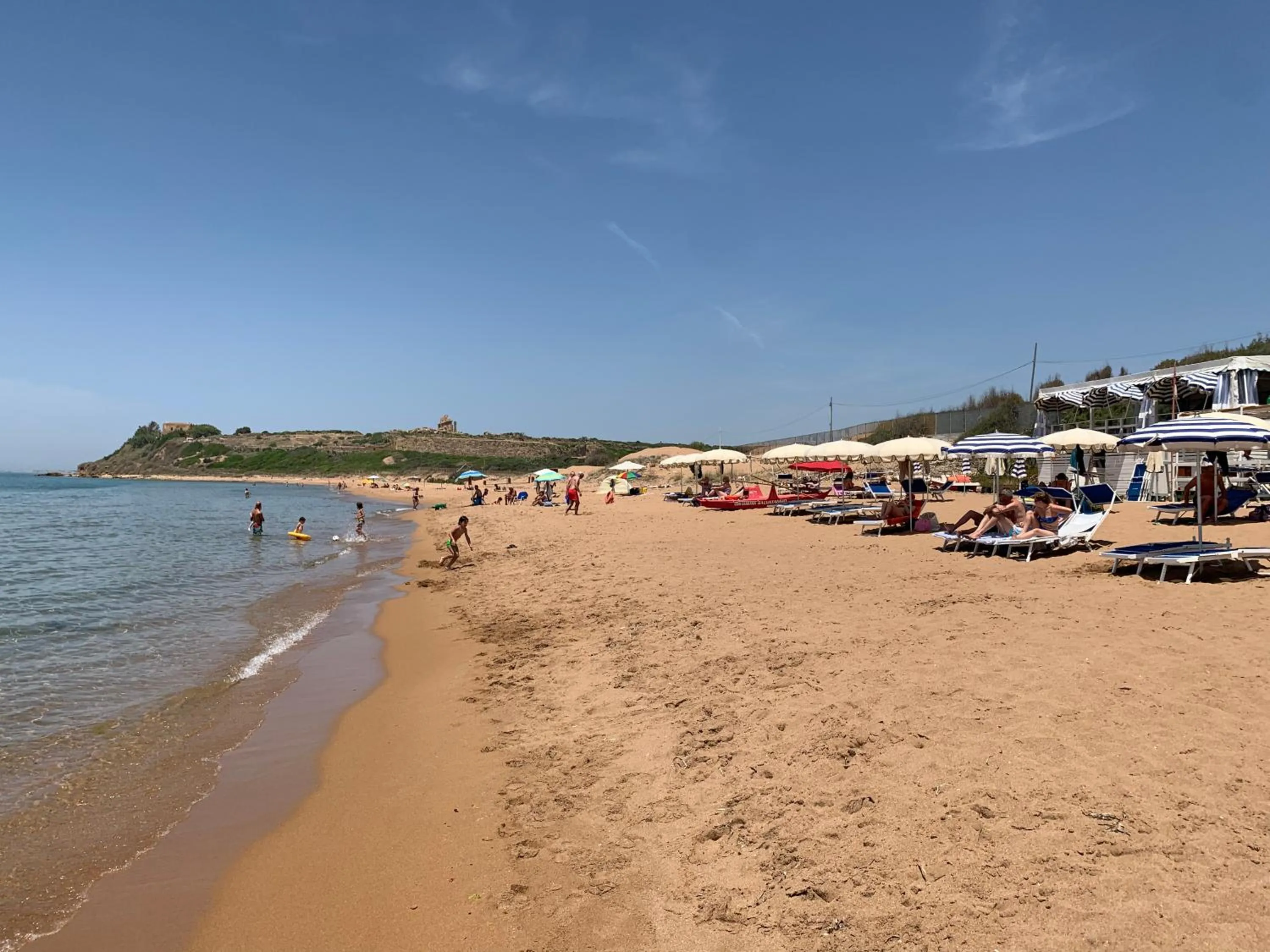 Beach in La Rosa Hotel - Selinunte