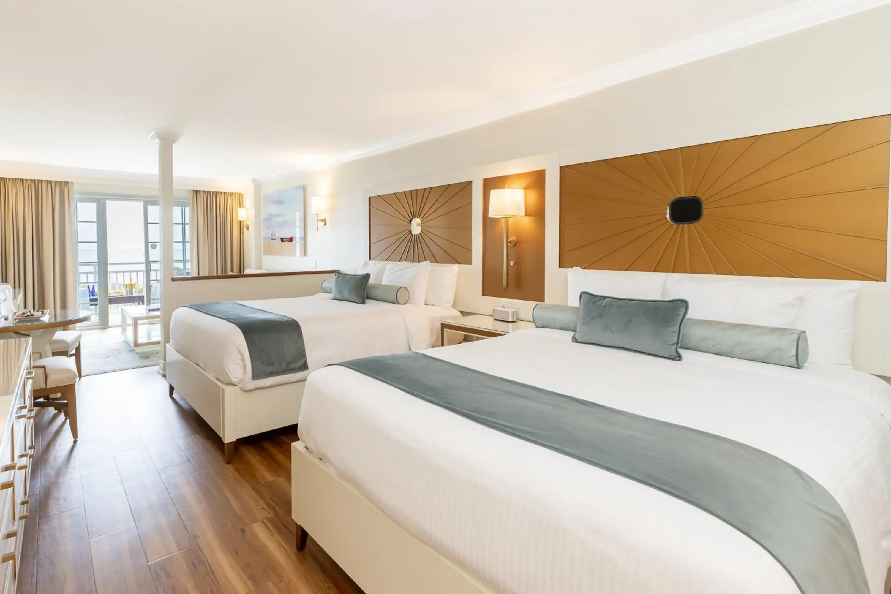 Bed in La Mer Beachfront Resort Bed in La Mer Beachfront Resort