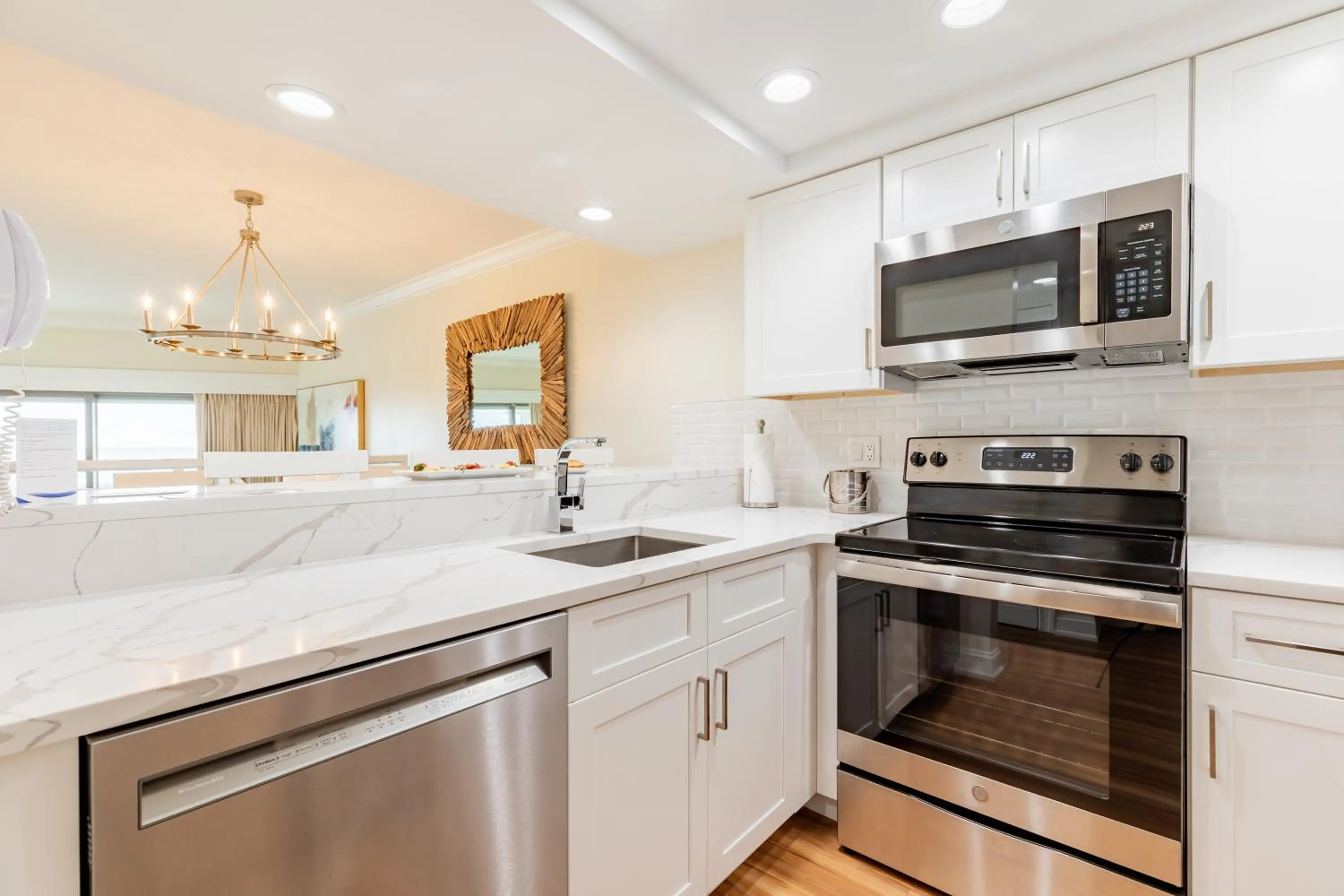kitchen in La Mer Beachfront Resort