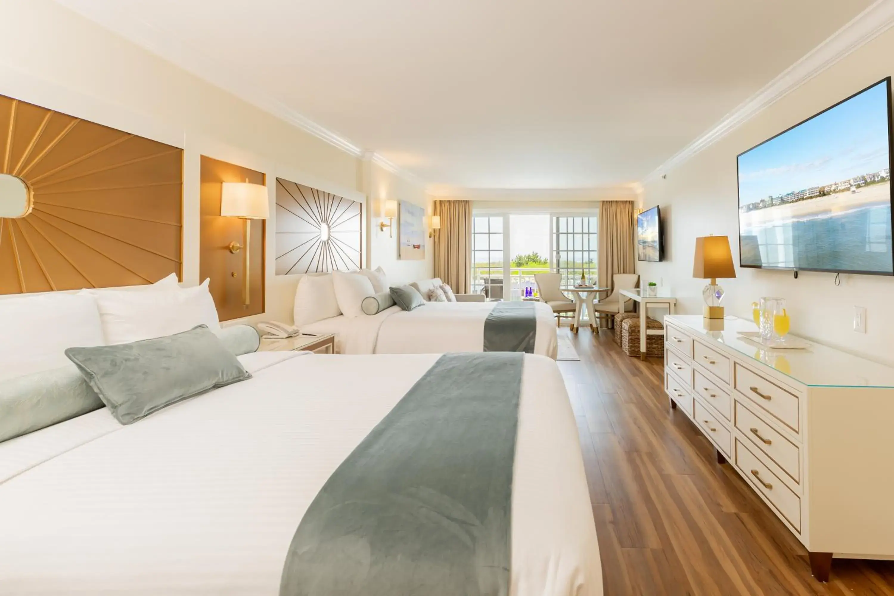 Bed in La Mer Beachfront Resort Bed in La Mer Beachfront Resort