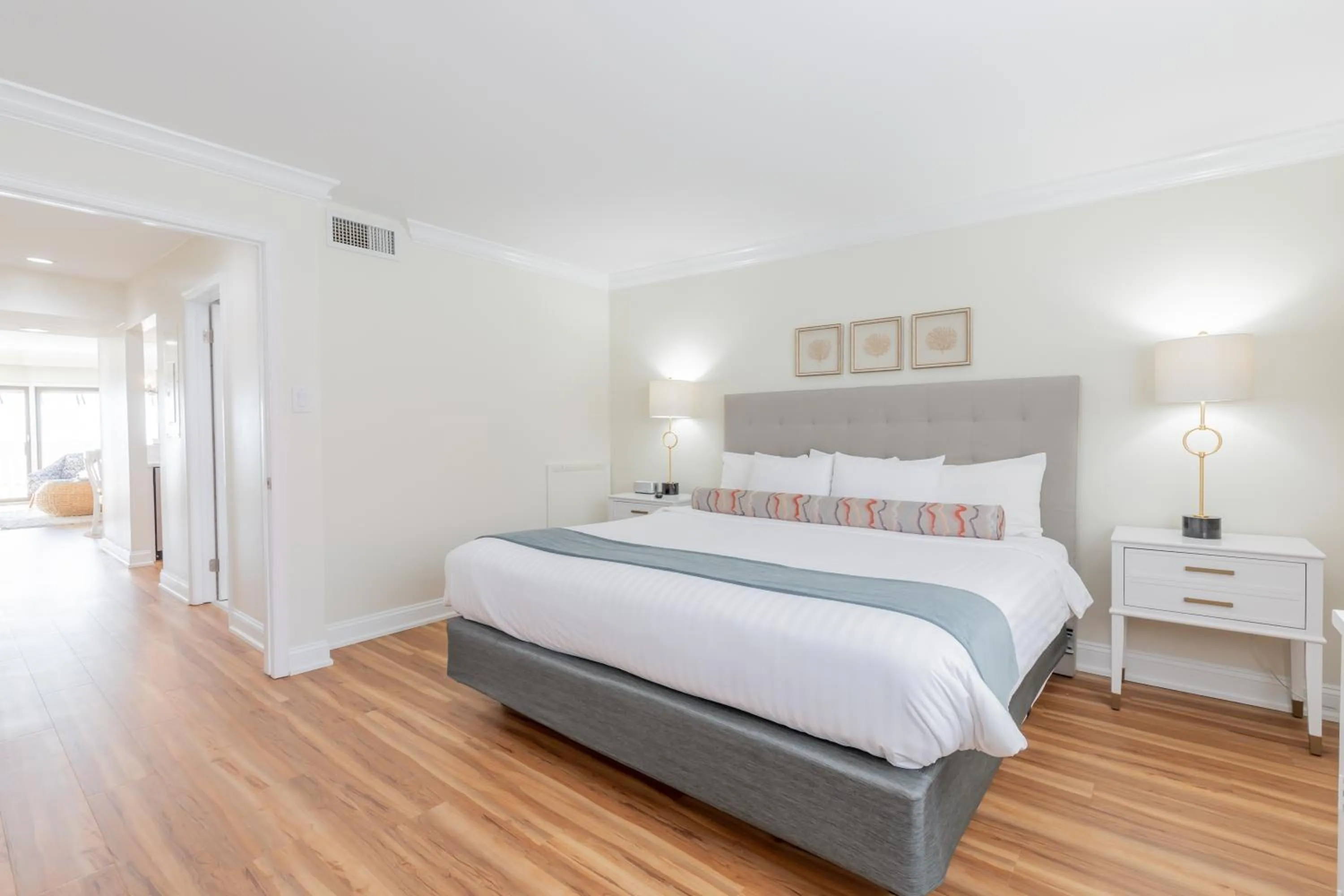 Bed in La Mer Beachfront Resort