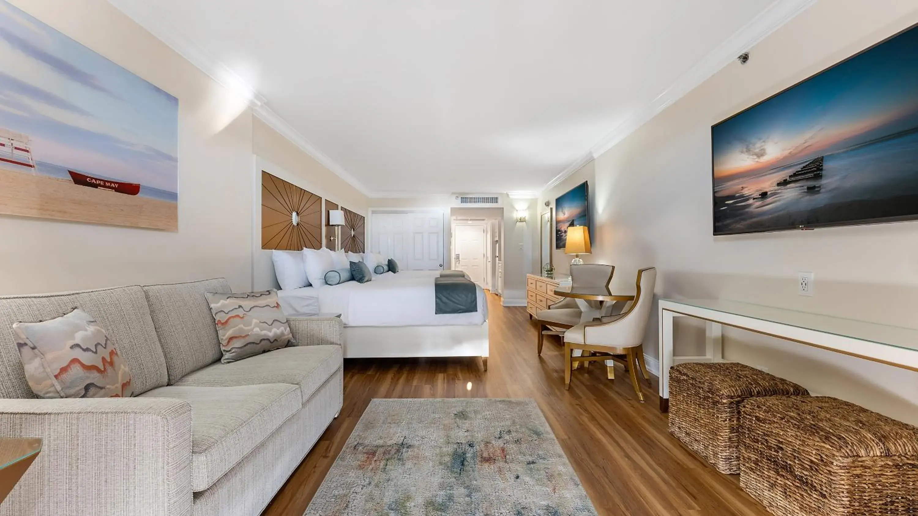 Bed in La Mer Beachfront Resort Bed in La Mer Beachfront Resort