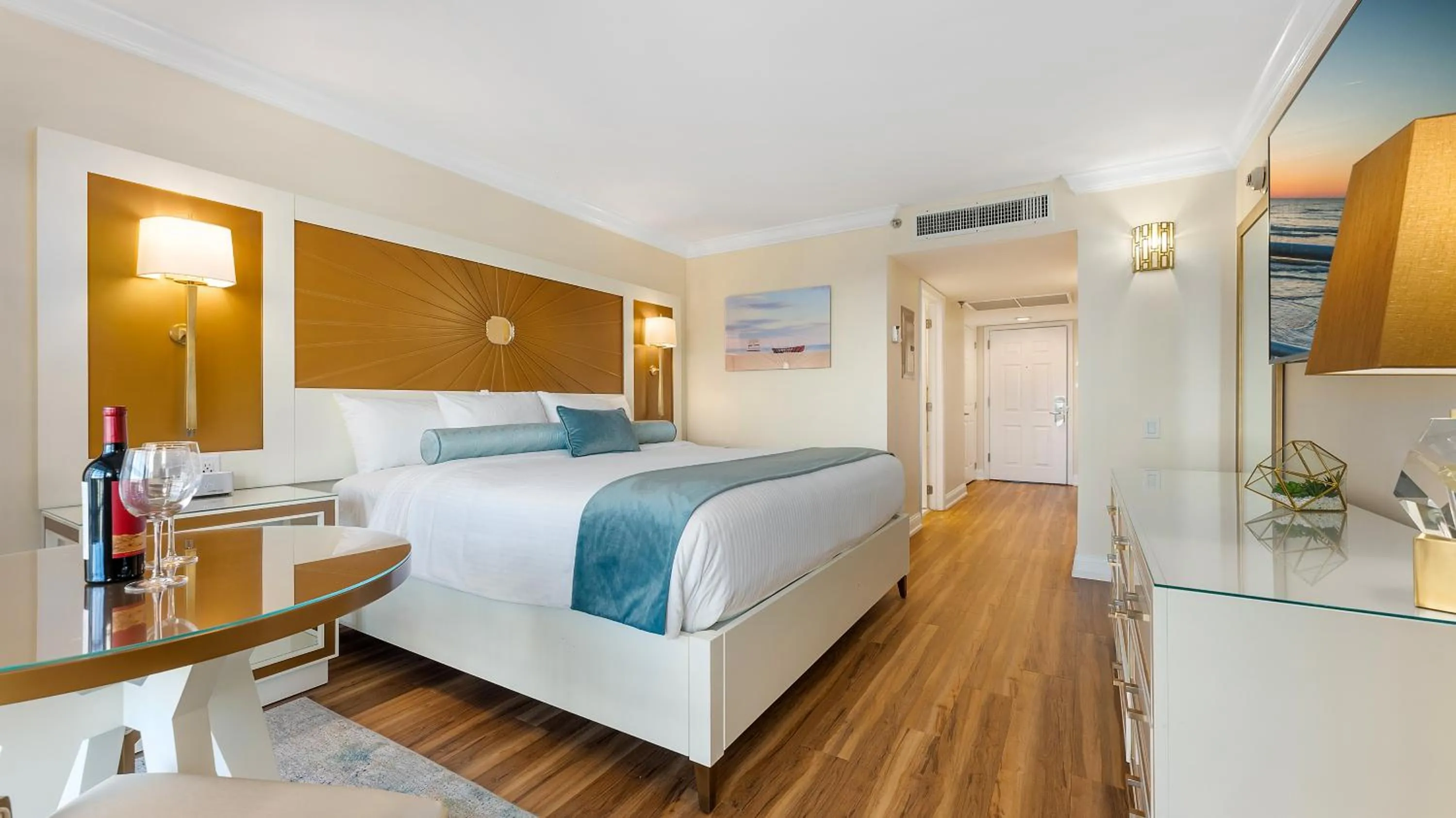 Bed in La Mer Beachfront Resort