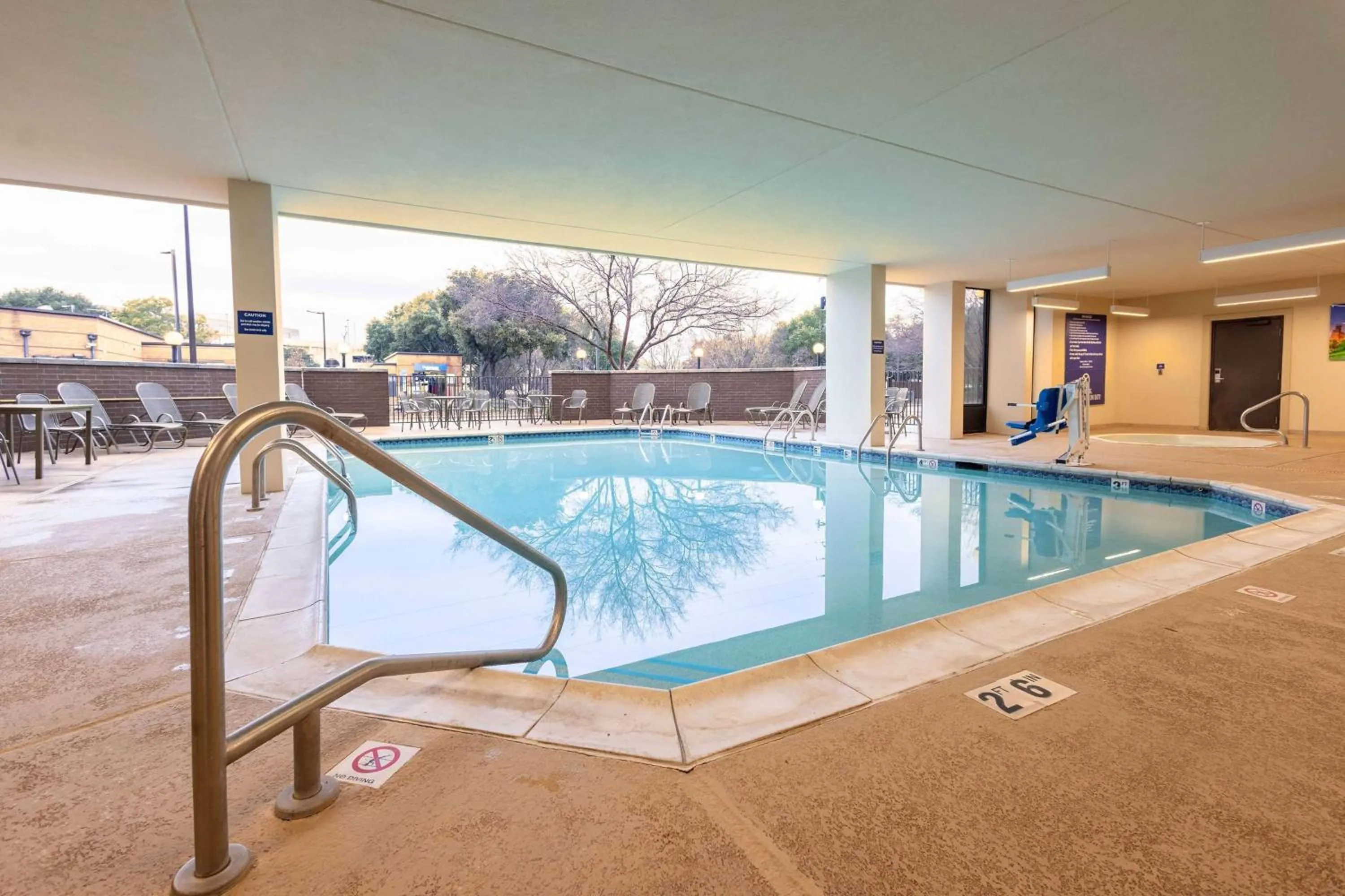 Pool view in Heritage Inn Suites Houston Sugar Land, Trademark by Wyndham