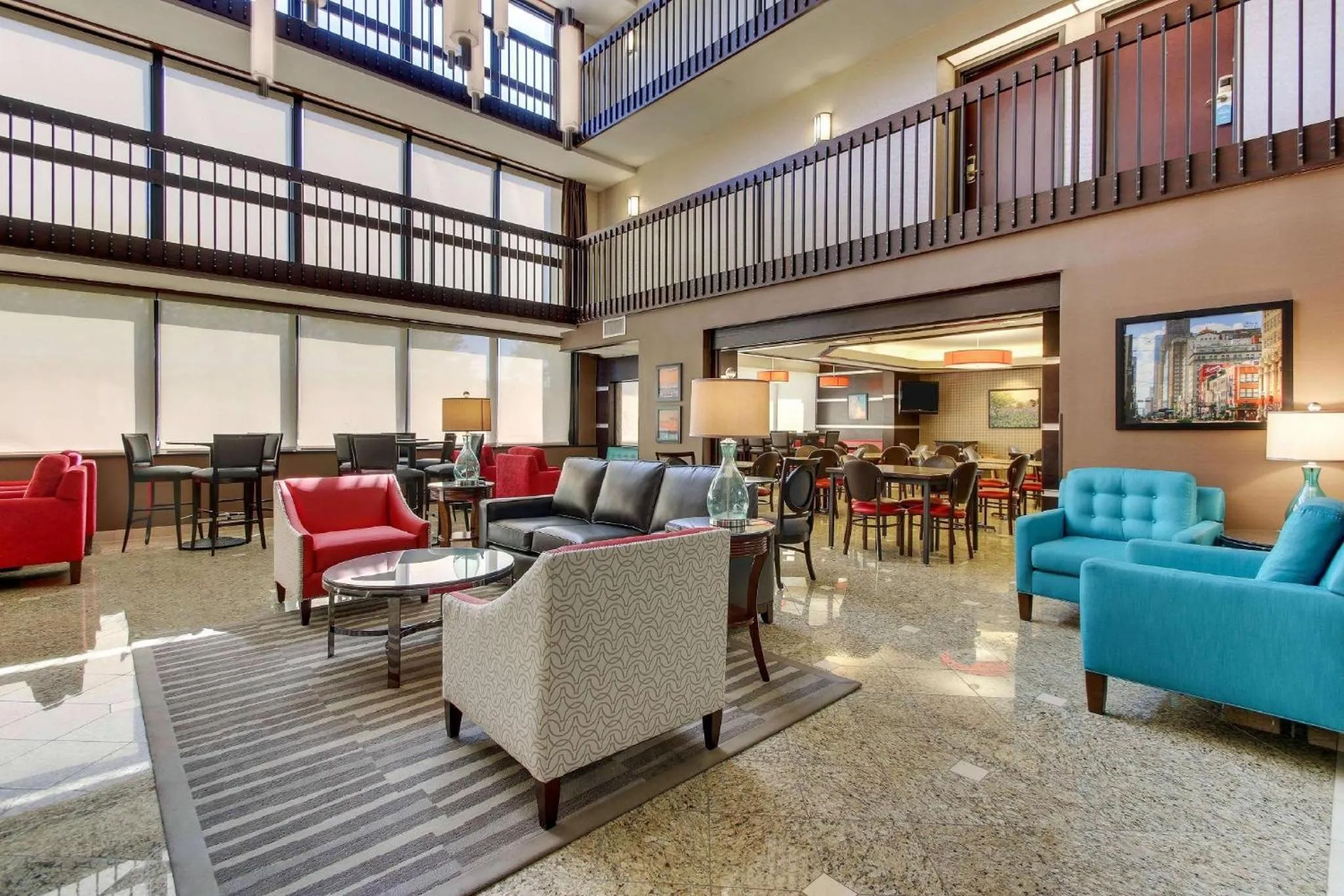 Lobby or reception in Heritage Inn Suites Houston Sugar Land, Trademark by Wyndham