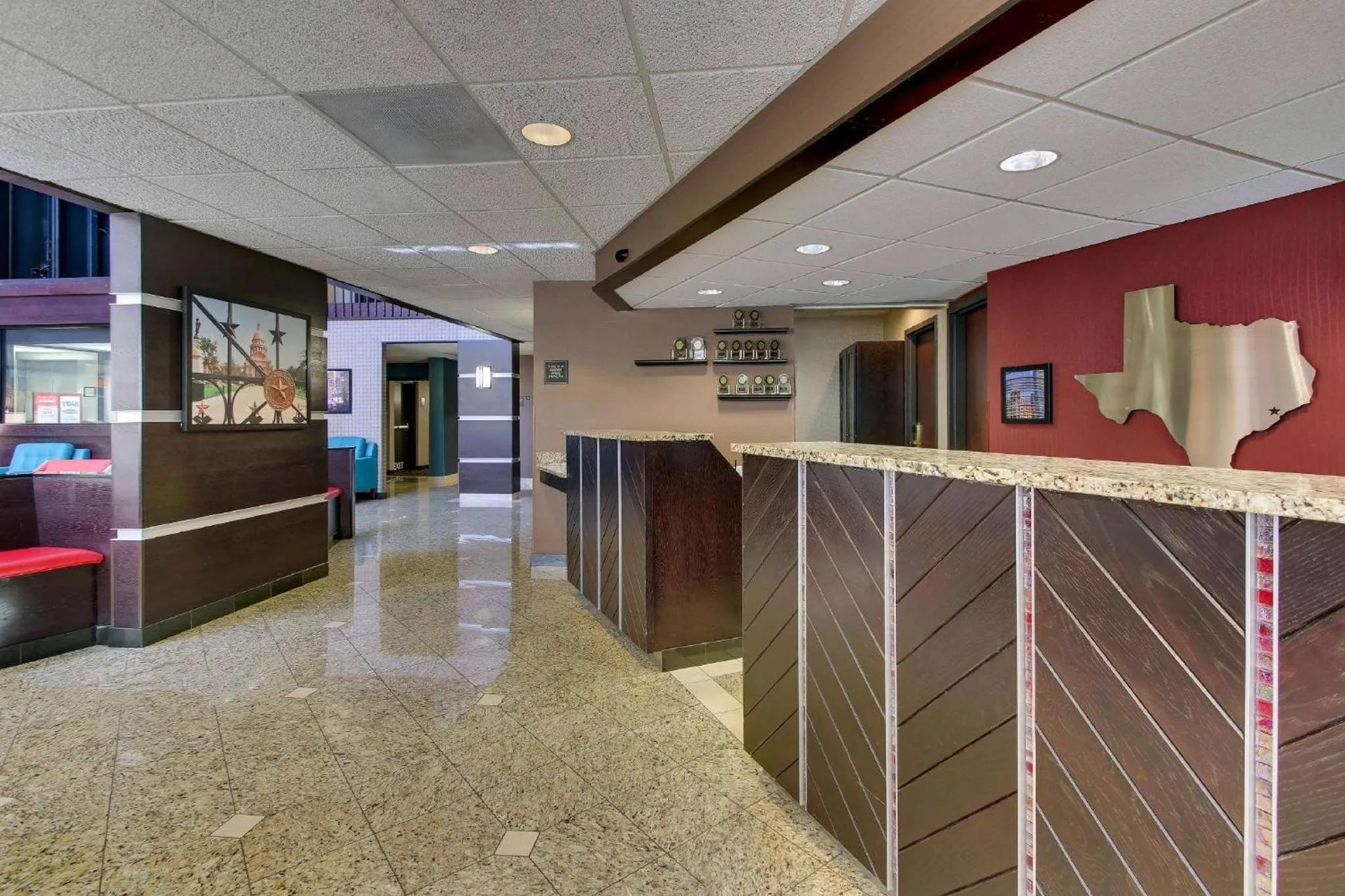 Lobby or reception in Heritage Inn Suites Houston Sugar Land, Trademark by Wyndham