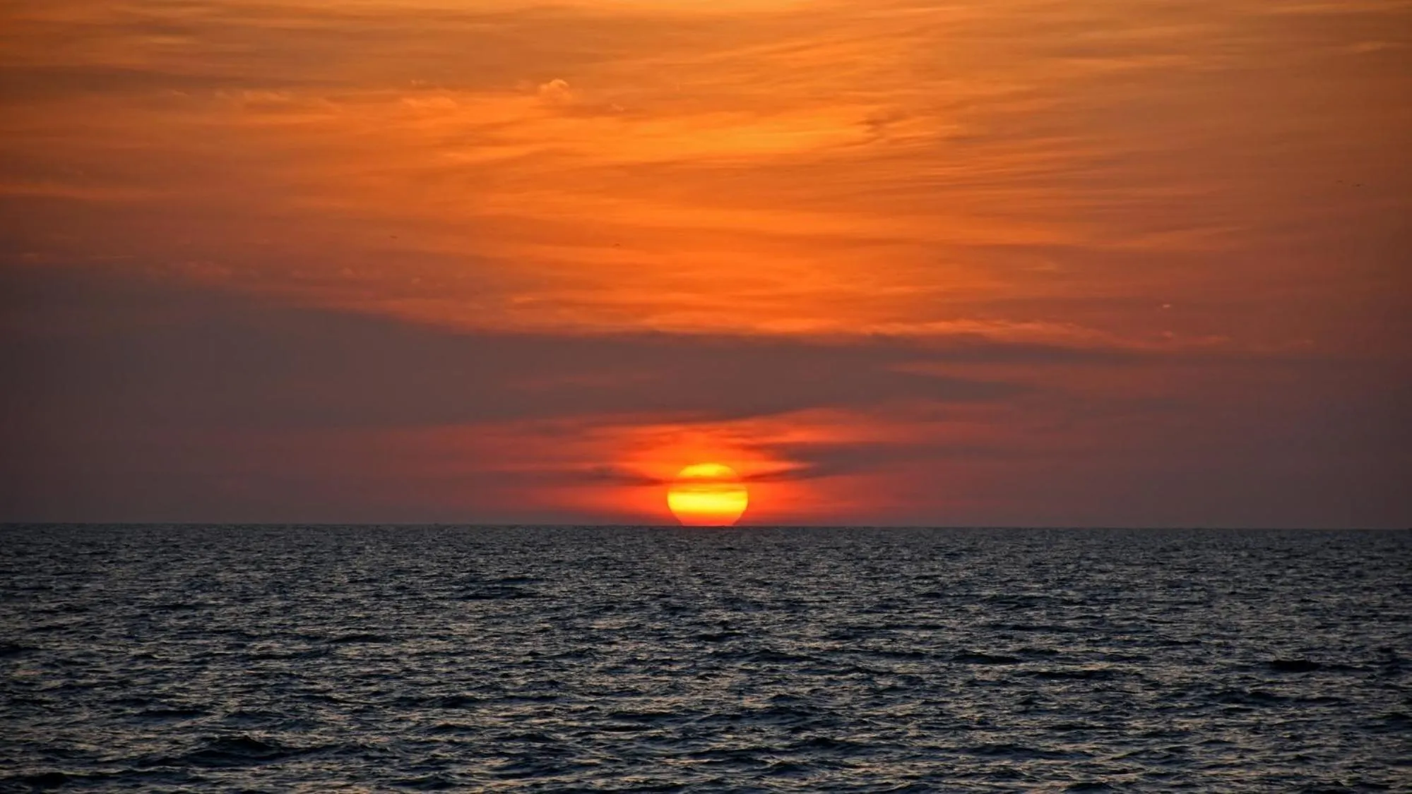 Sunset in Melheim Beach Kalpitiya