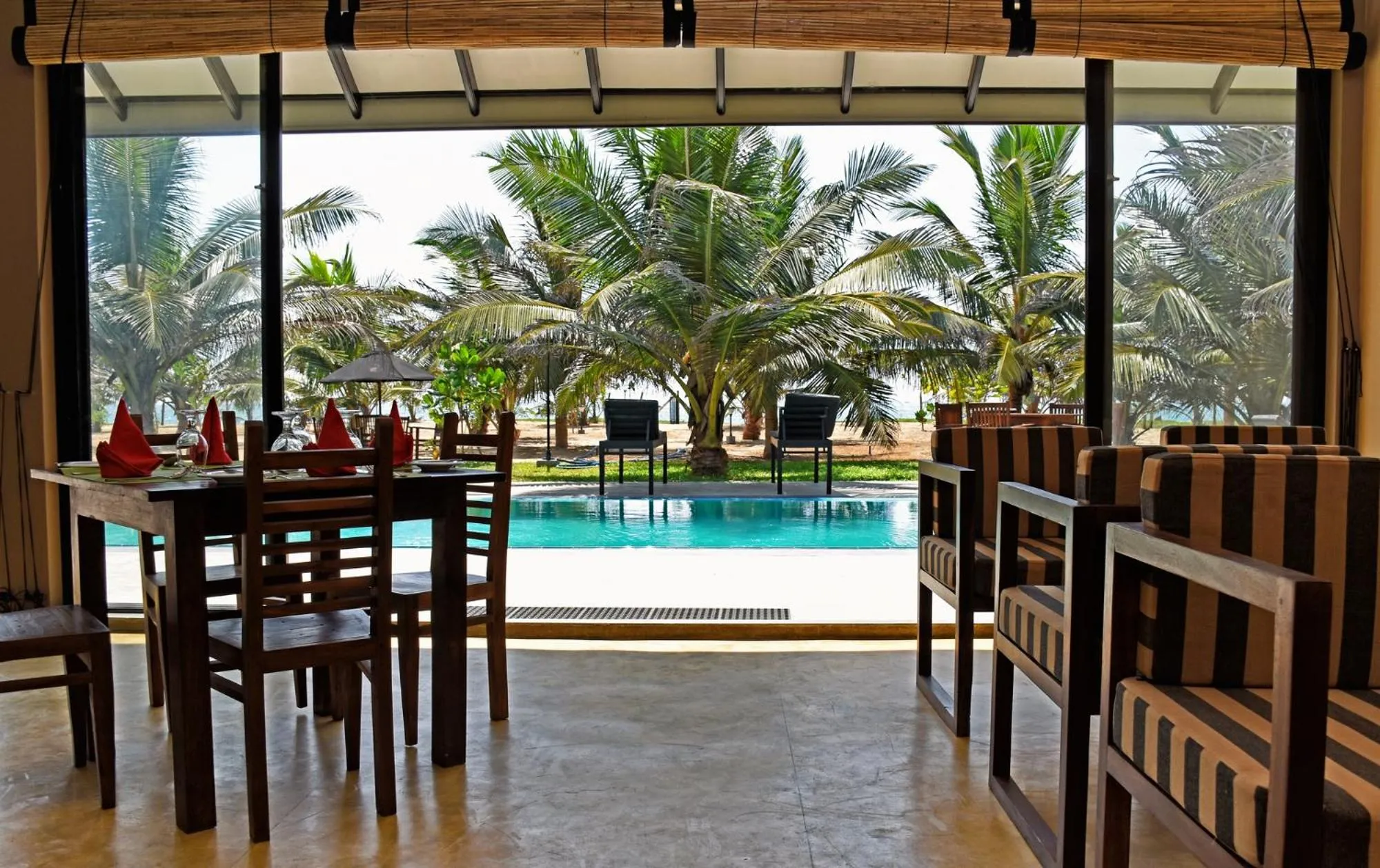 Pool view in Melheim Beach Kalpitiya