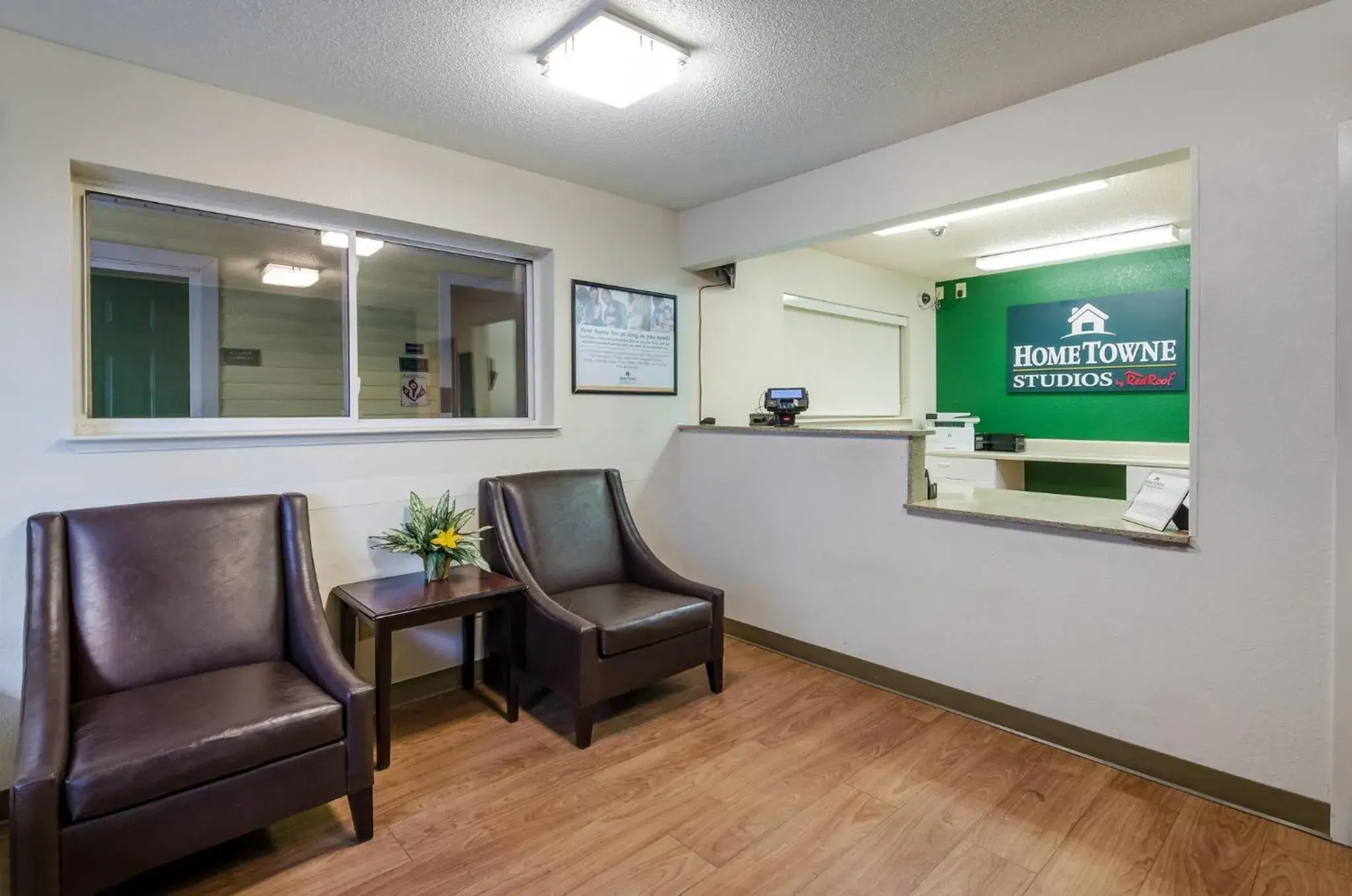Lobby or reception in HomeTowne Studios by Red Roof Winston-Salem - University Pkwy Lobby or reception in HomeTowne Studios by Red Roof Winston-Salem - University Pkwy