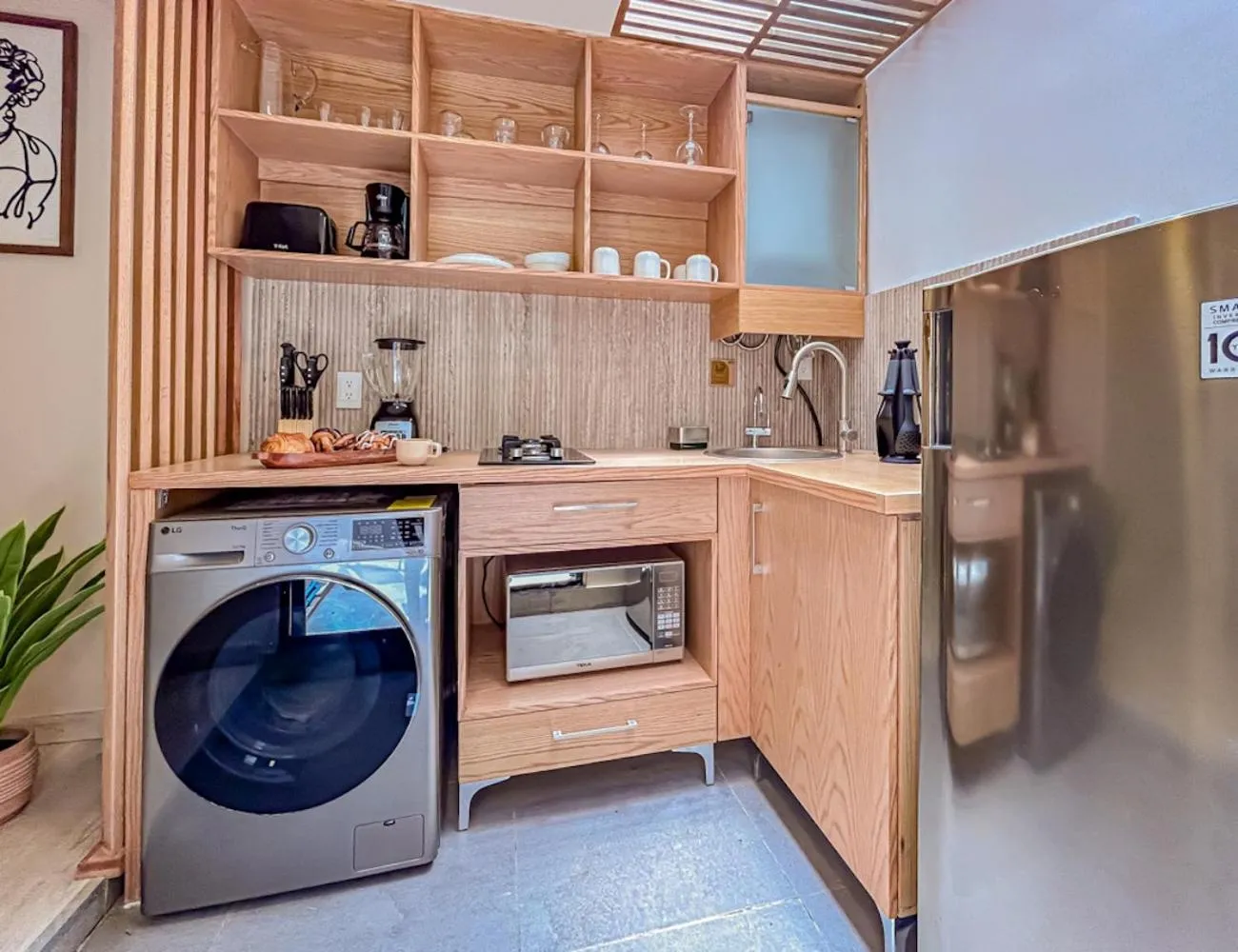 Kitchen or kitchenette in Mi Zona Lodging WTC