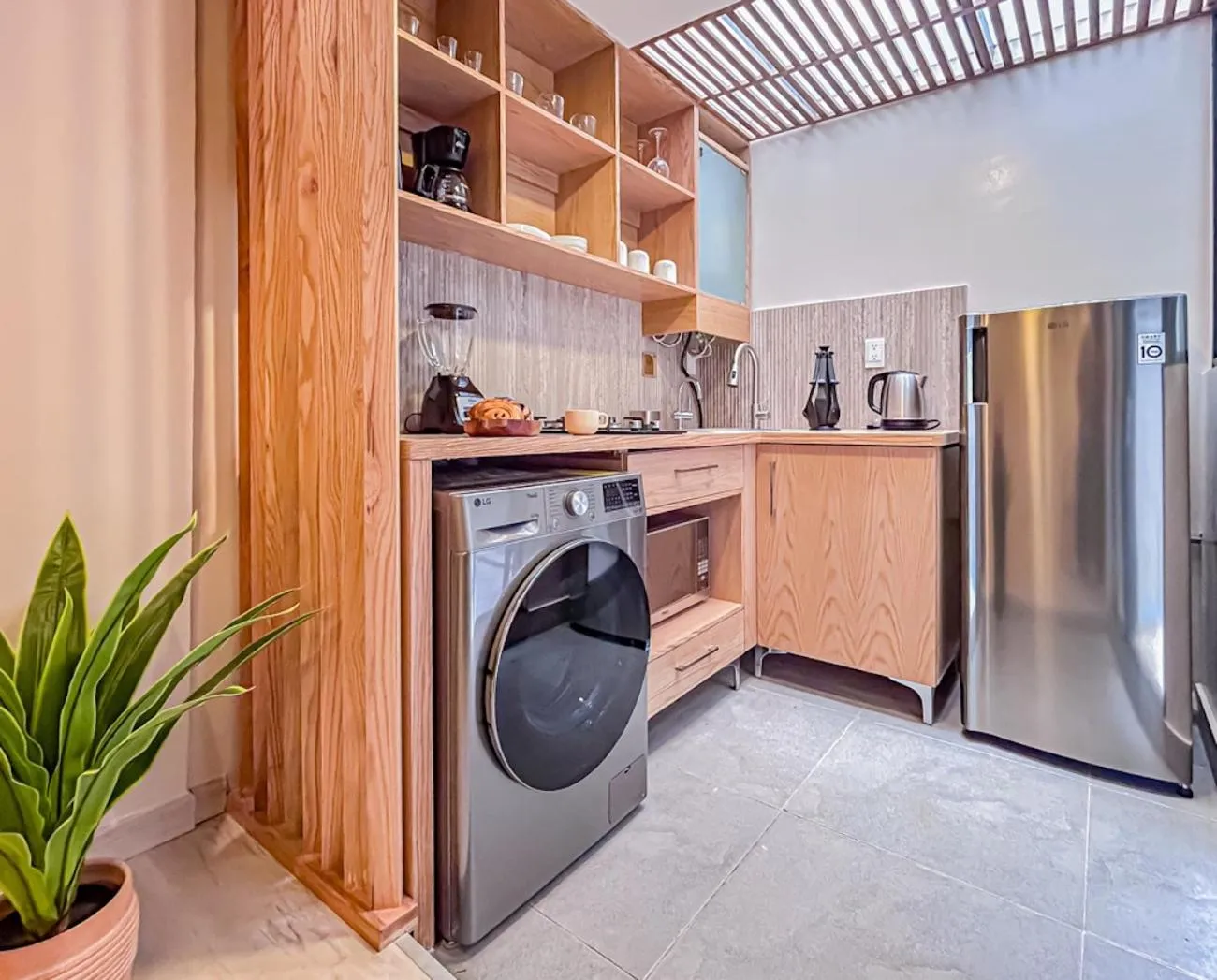 Kitchen or kitchenette in Mi Zona Lodging WTC