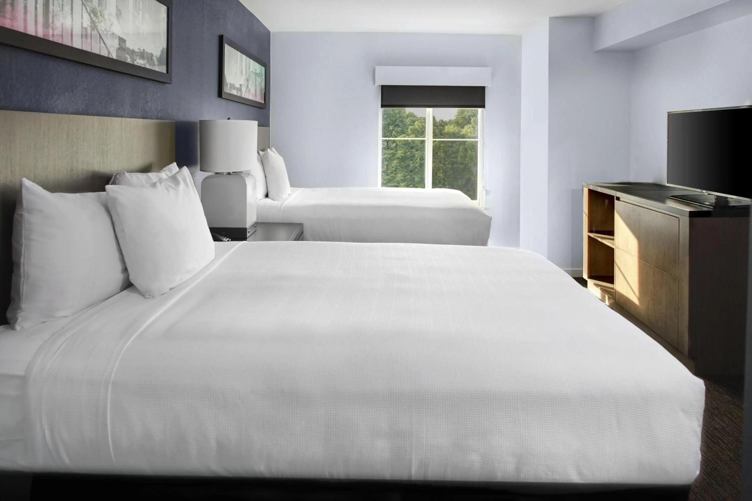 Bedroom, Bed in Hyatt House Parsippany Whippany