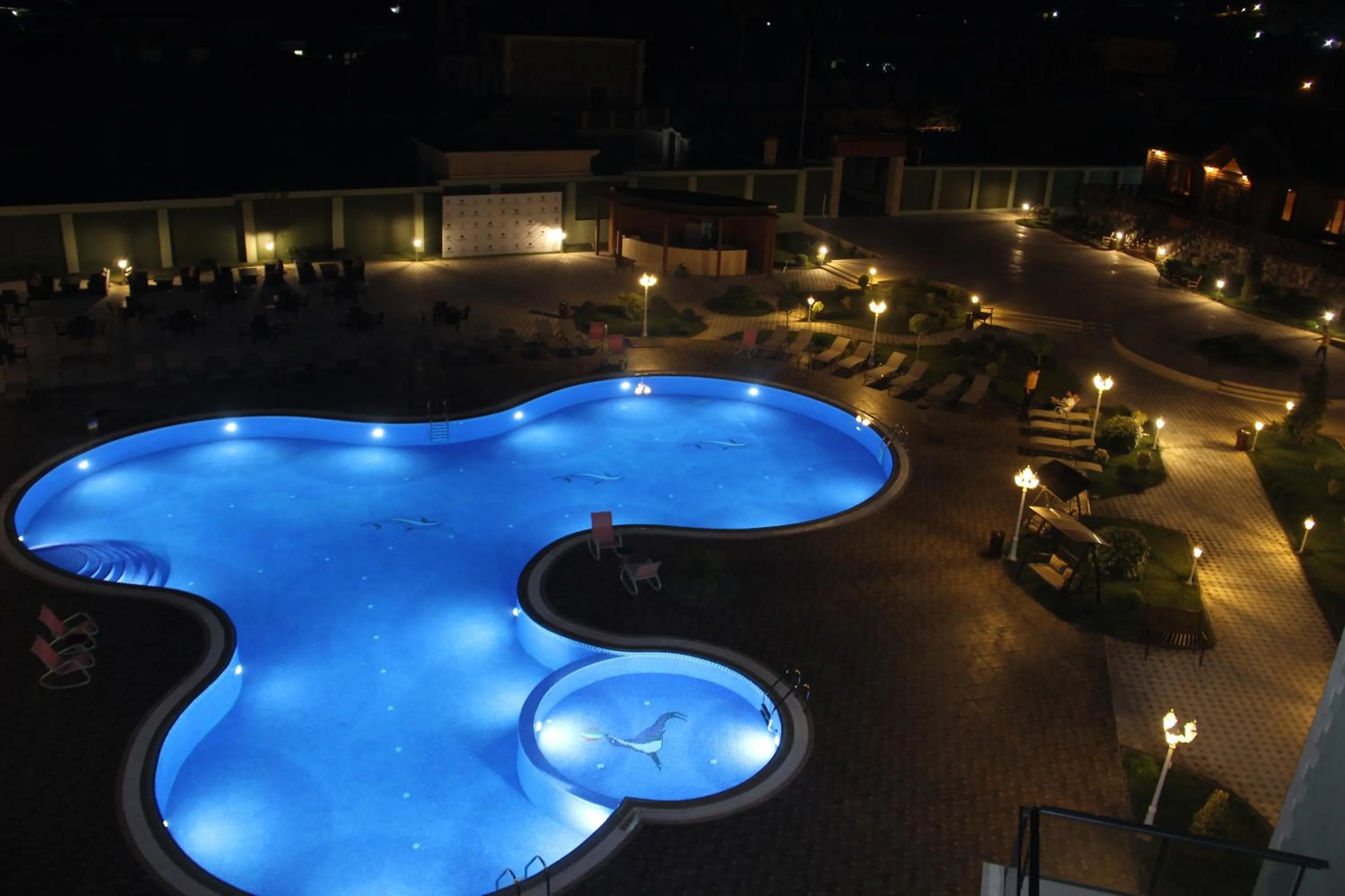 Bird's eye view in Khazar Inji Hotel