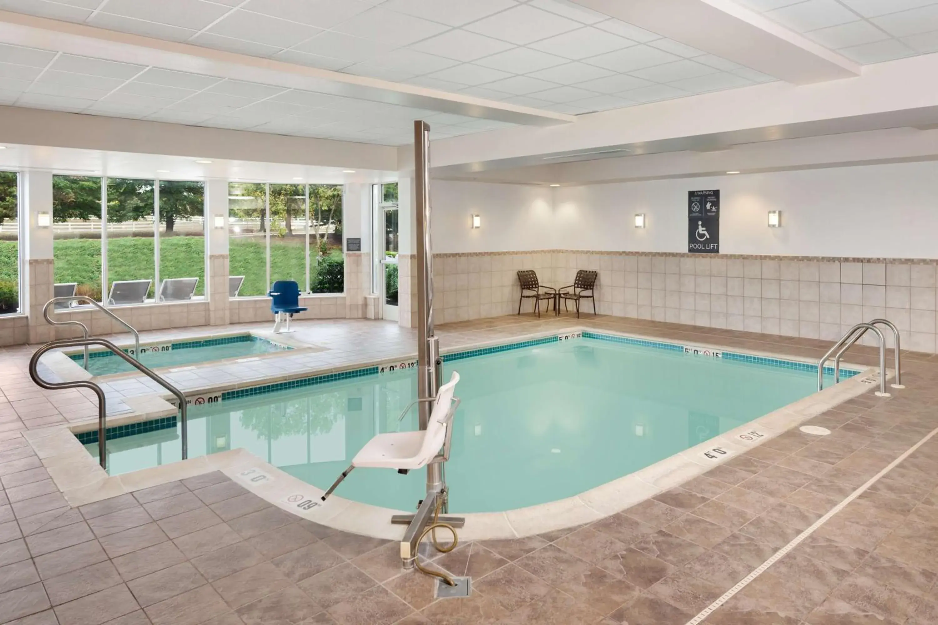 Pool view in Hilton Garden Inn Valley Forge/Oaks Pool view in Hilton Garden Inn Valley Forge/Oaks