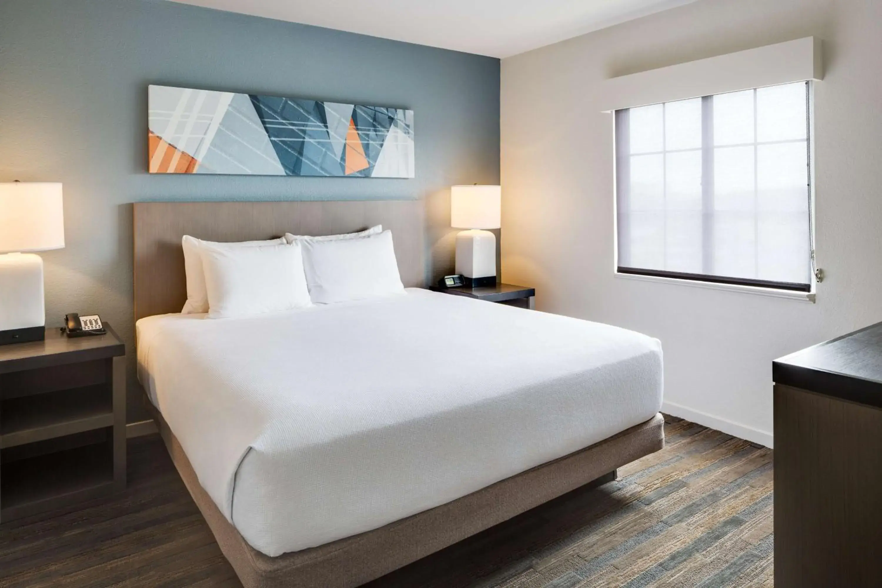 Bedroom, Bed in Hyatt House Boston Waltham Bedroom, Bed in Hyatt House Boston Waltham