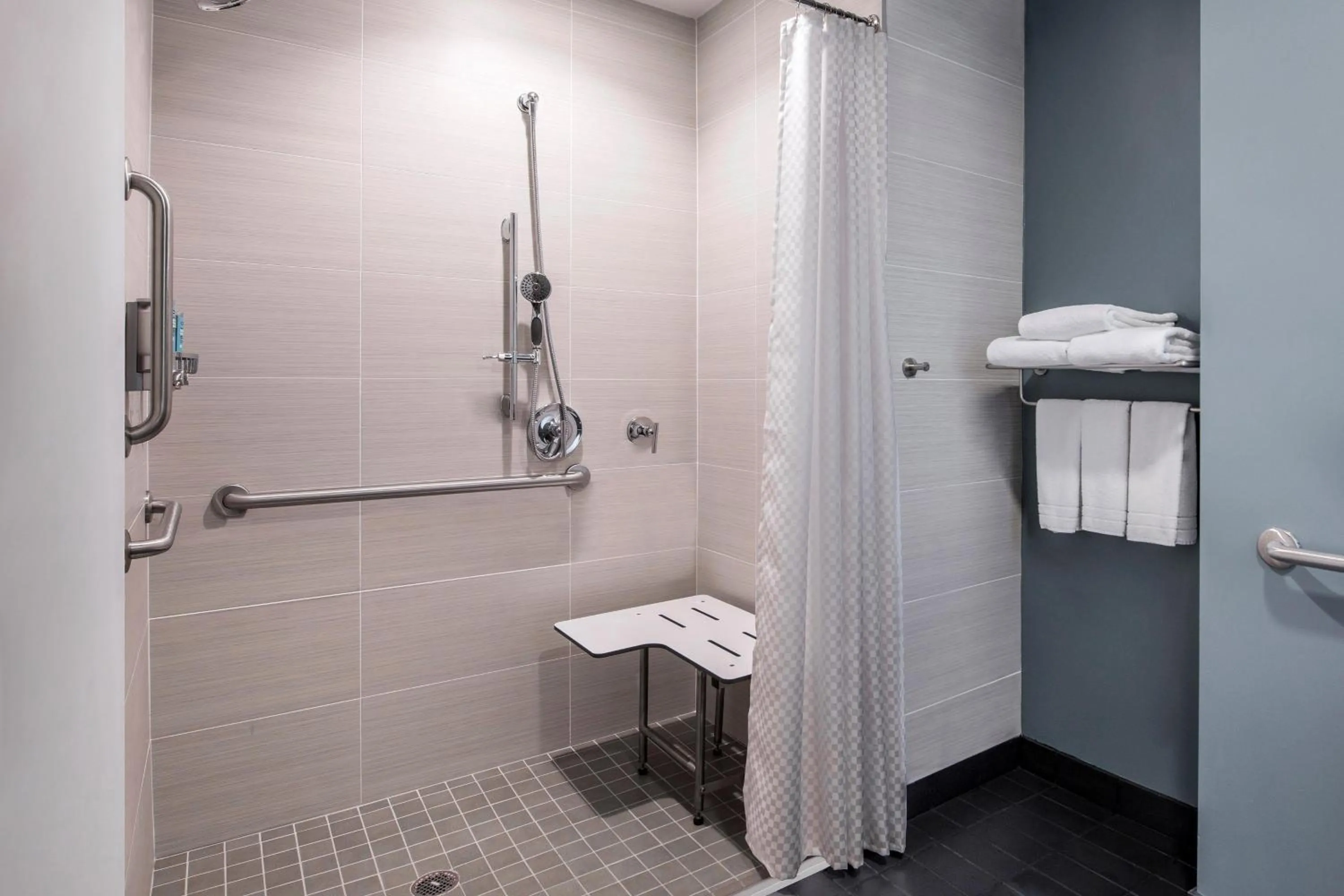 Bathroom in Aloft Charlotte Ballantyne