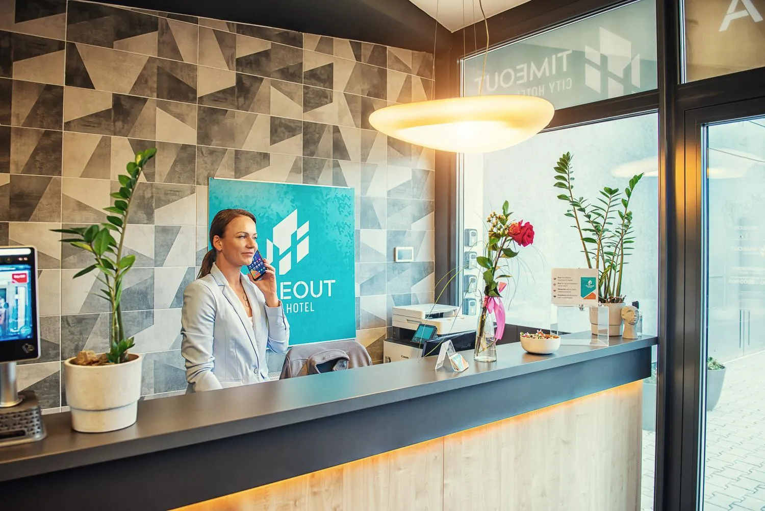 Lobby or reception in TIMEOUT City Hotel