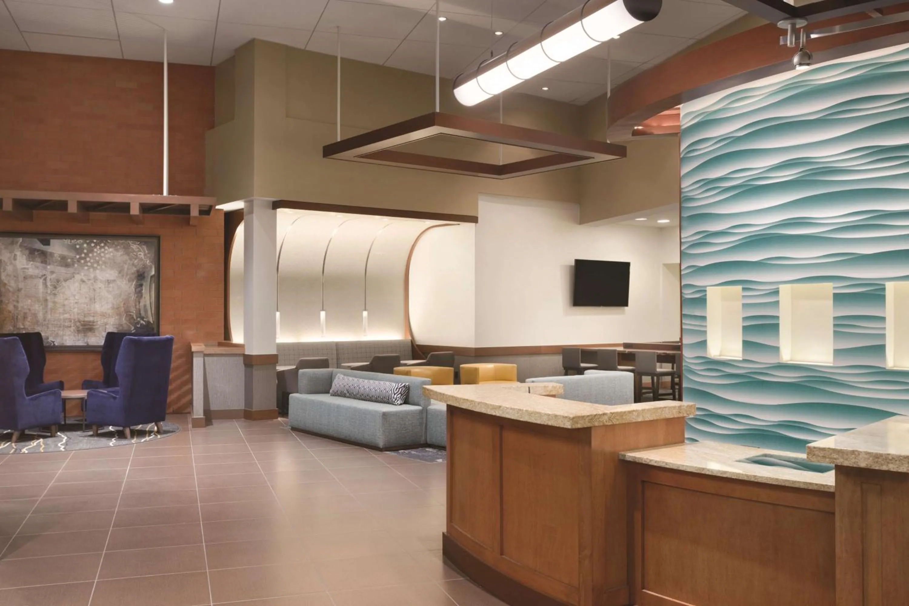 Lobby or reception in Hyatt Place Portland Airport/Cascade Station
