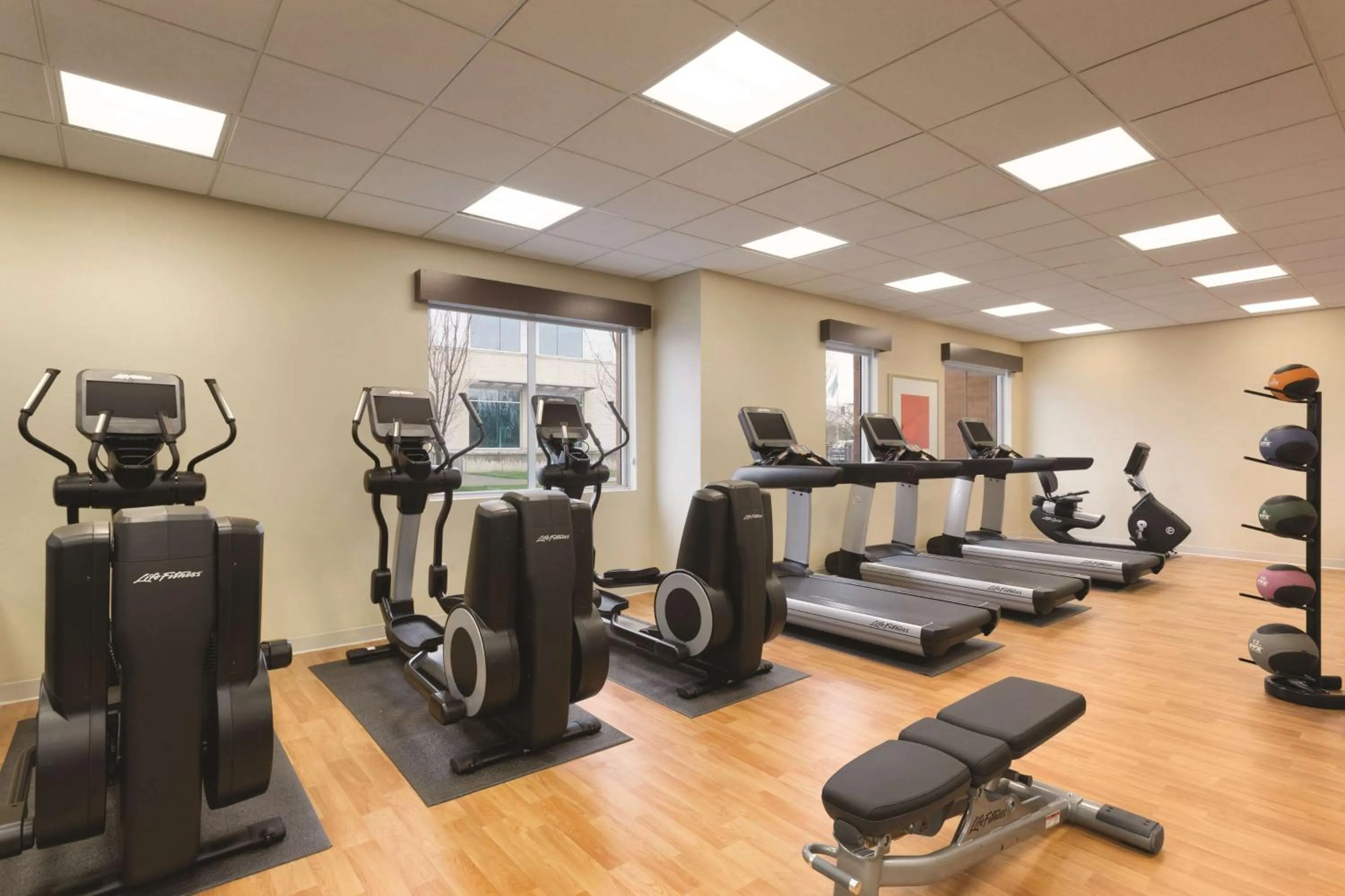 Fitness centre/facilities in Hyatt Place Portland Airport/Cascade Station