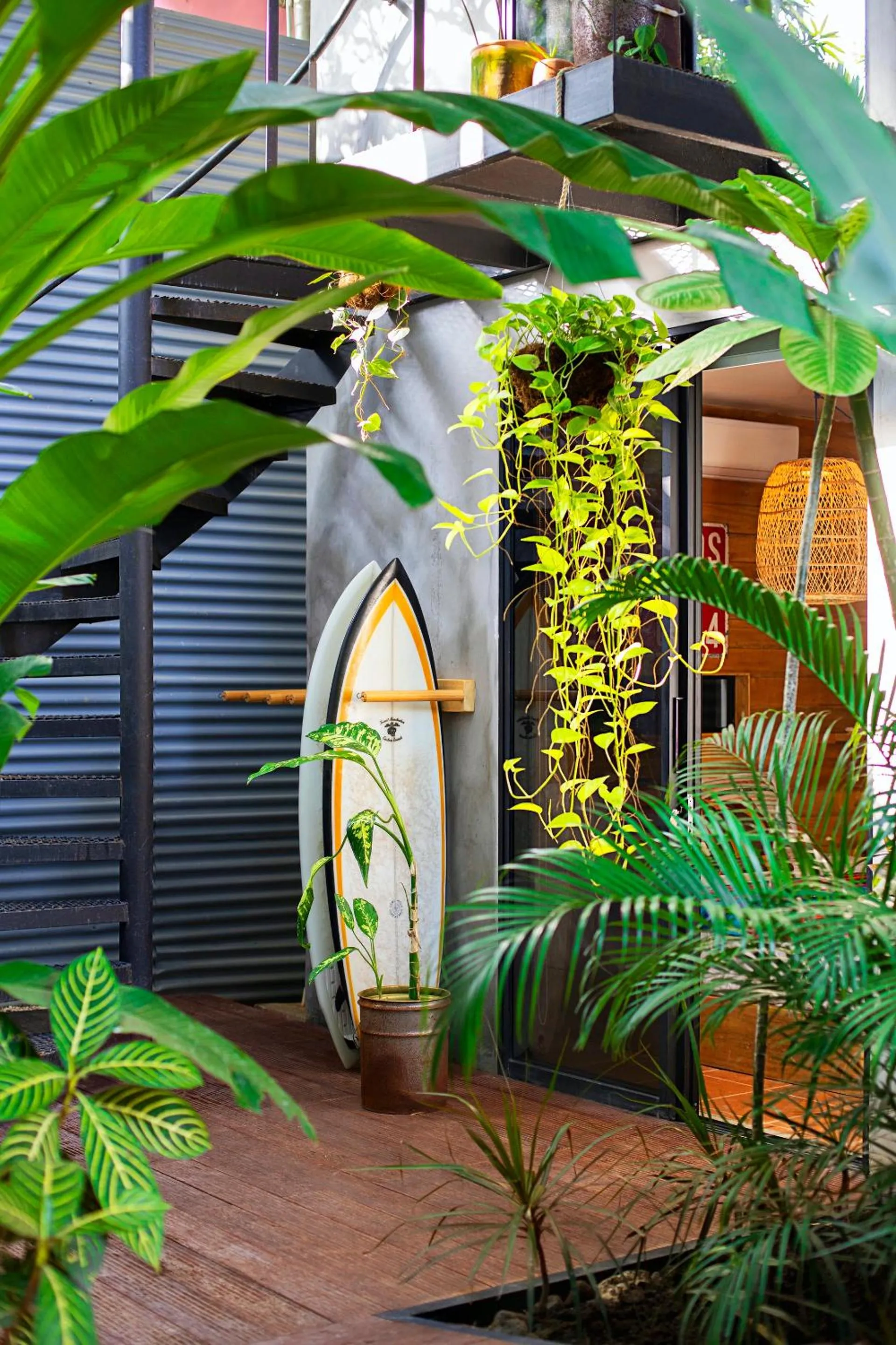 Garden view in Somos