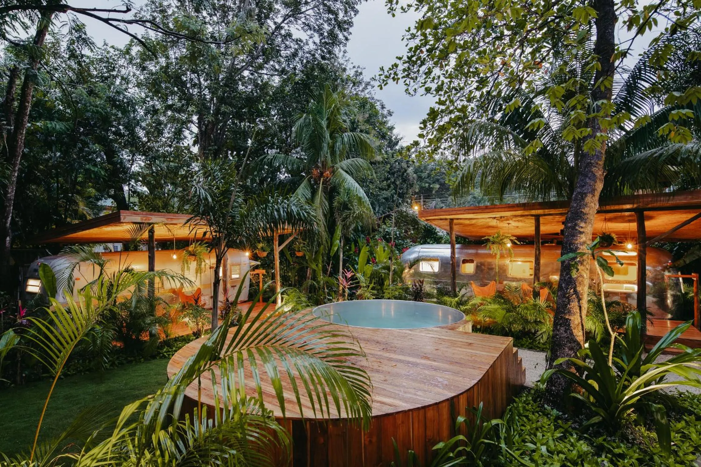 Garden view in Somos