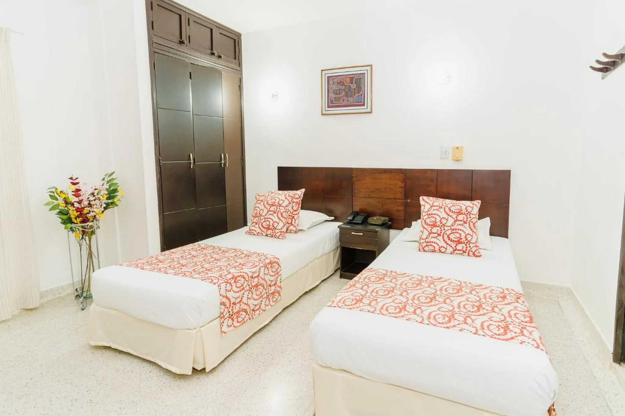 Bed in Hotel Las Molas